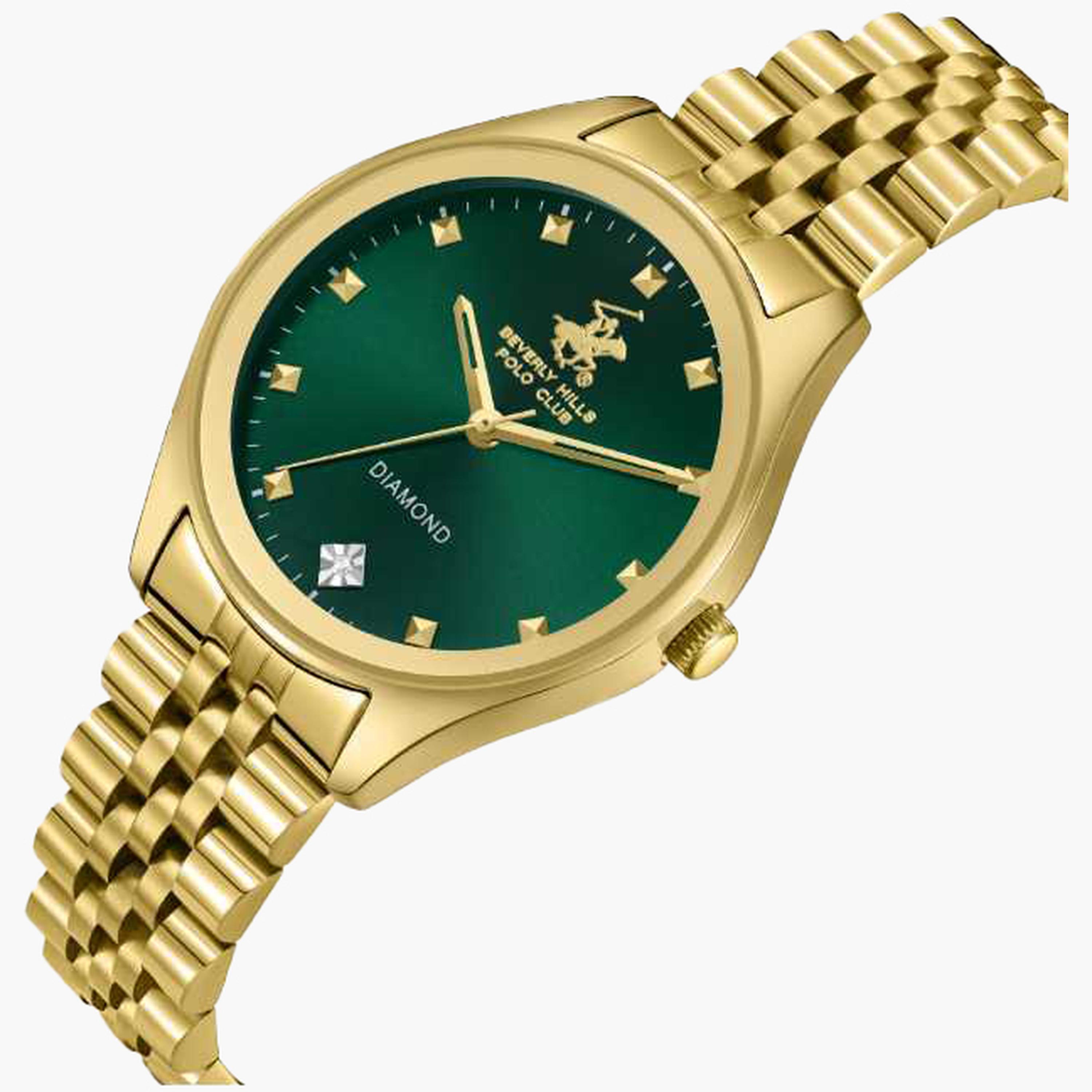 Beverly Hills Polo Club Women's 34MM Gold Analog Metal Strap Watch | BP3657C.170-women-watchesandjewellery-watches-image-2