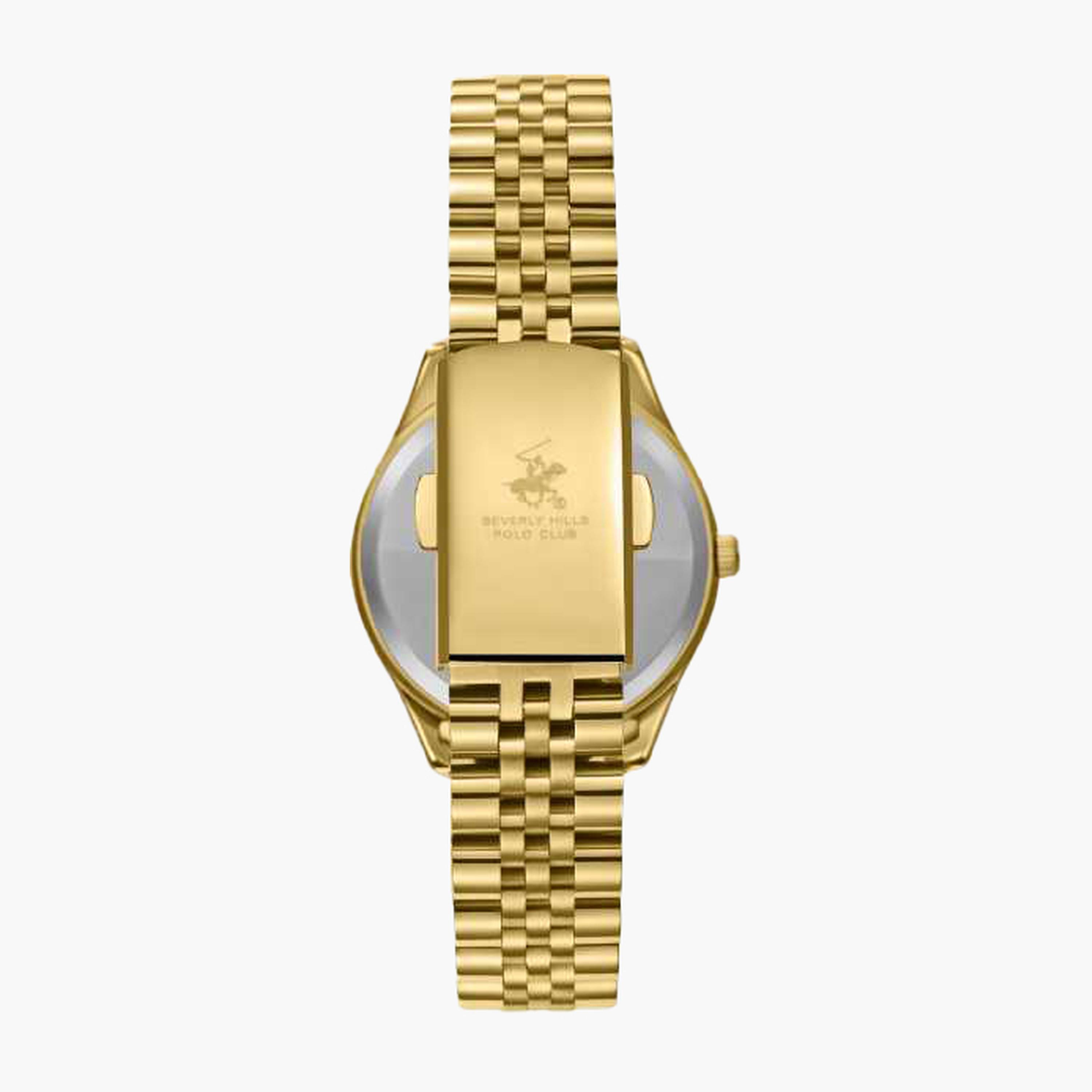 Beverly Hills Polo Club Women's 34MM Gold Analog Metal Strap Watch | BP3657C.170-women-watchesandjewellery-watches-image-4
