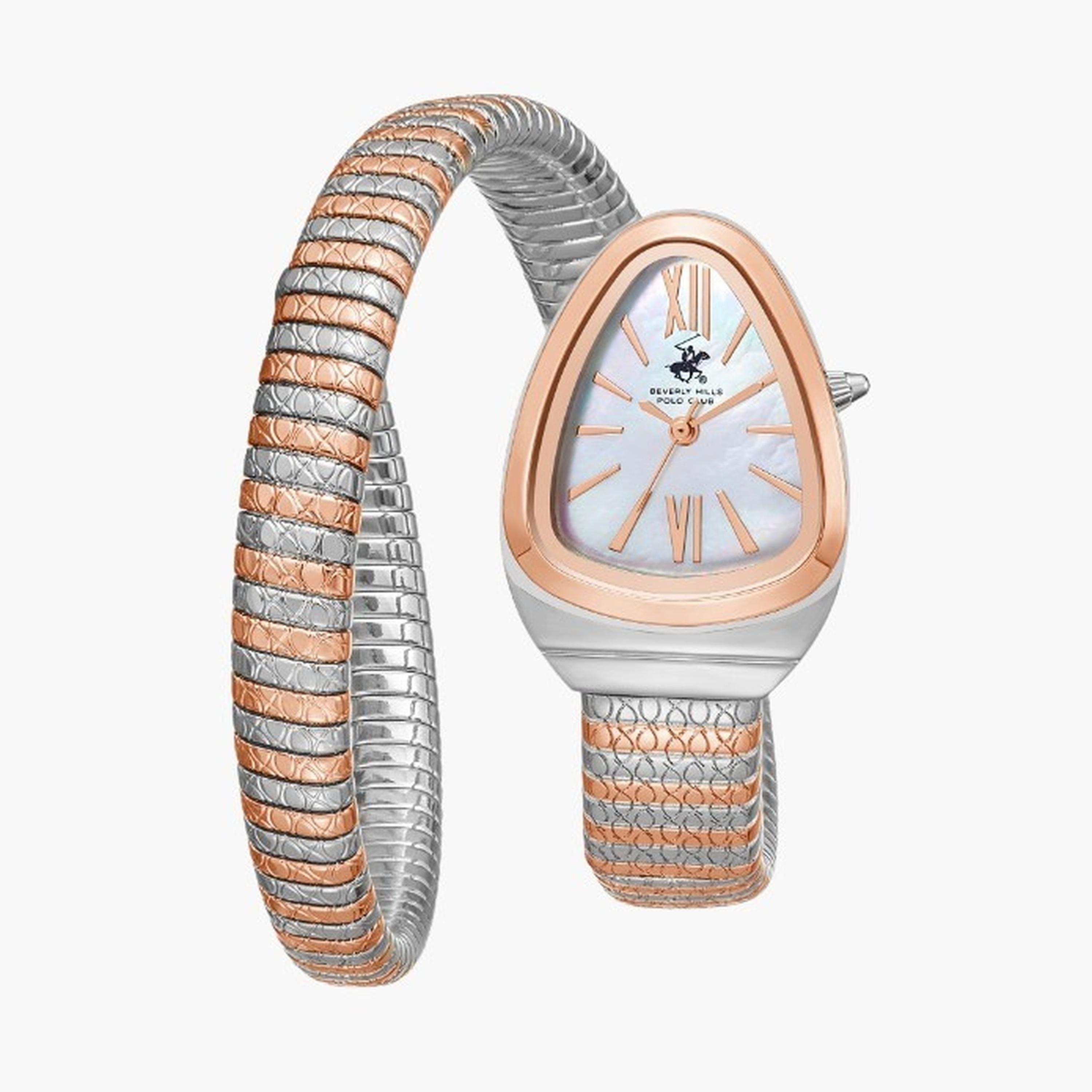 بيفرلي هيلز بولو كلزب- ساعة نسائية 23 مم تناظرية سوار معدني لون لؤلؤي-women-watchesandjewellery-watches-image-1