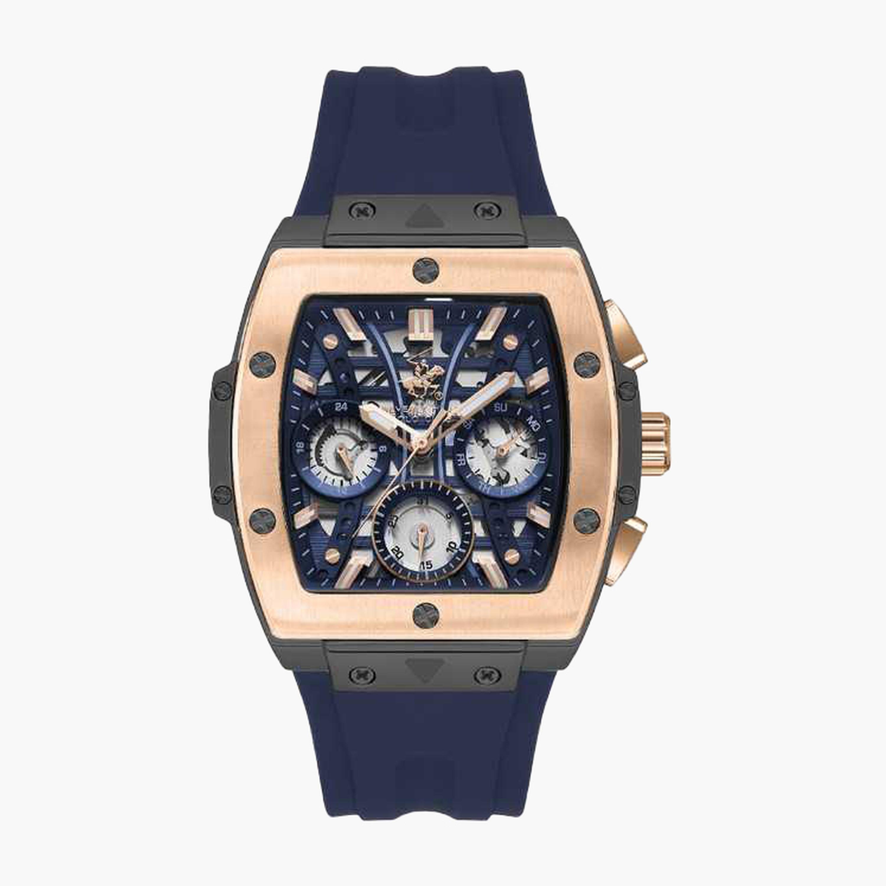 Beverly Hills Polo Club Men's 51.9MM Multicolour Chronograph Silicone Strap Watch | BP3628X.099-men-watchesandjewellery-watches-image-1