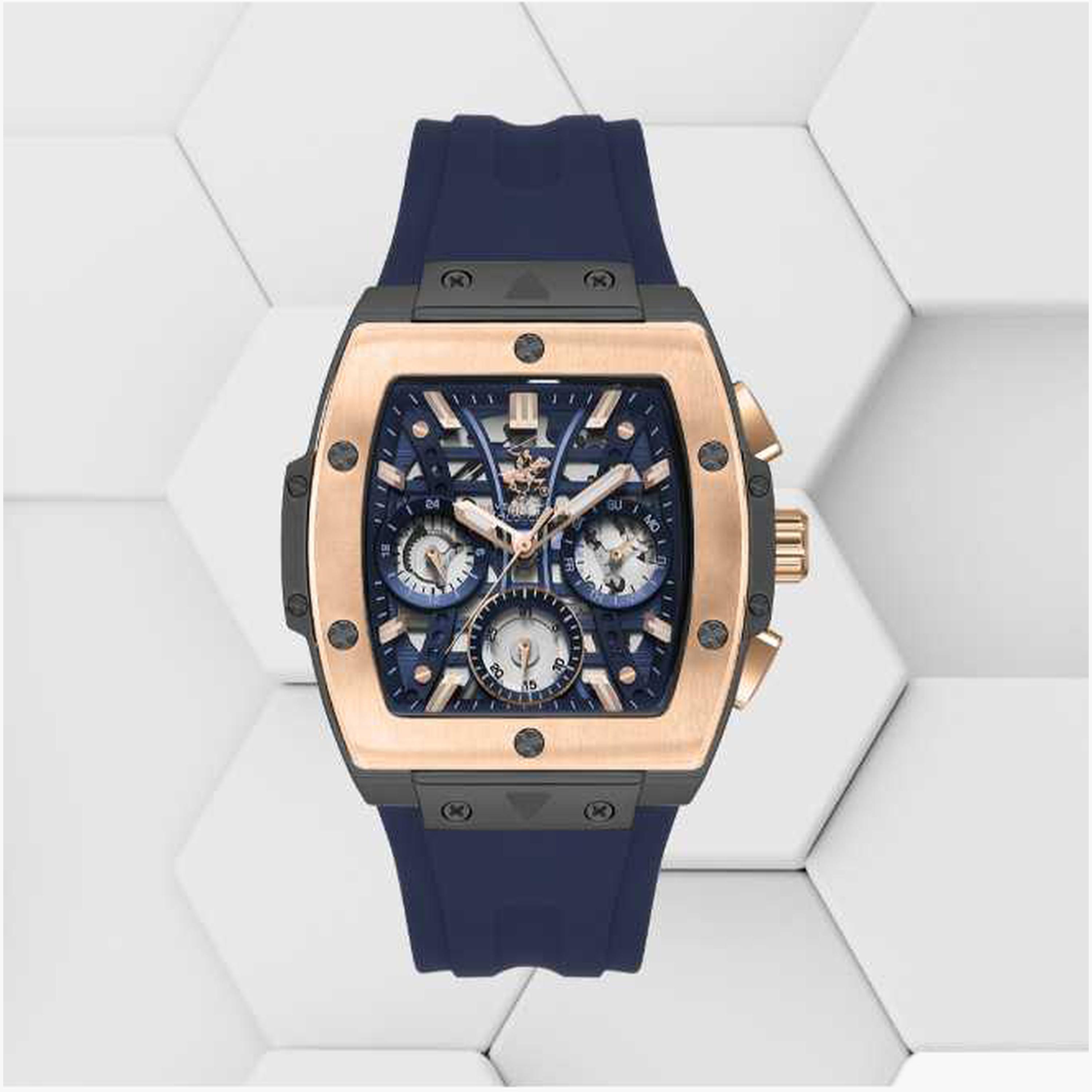 Beverly Hills Polo Club Men's 51.9MM Multicolour Chronograph Silicone Strap Watch | BP3628X.099-men-watchesandjewellery-watches-image-6
