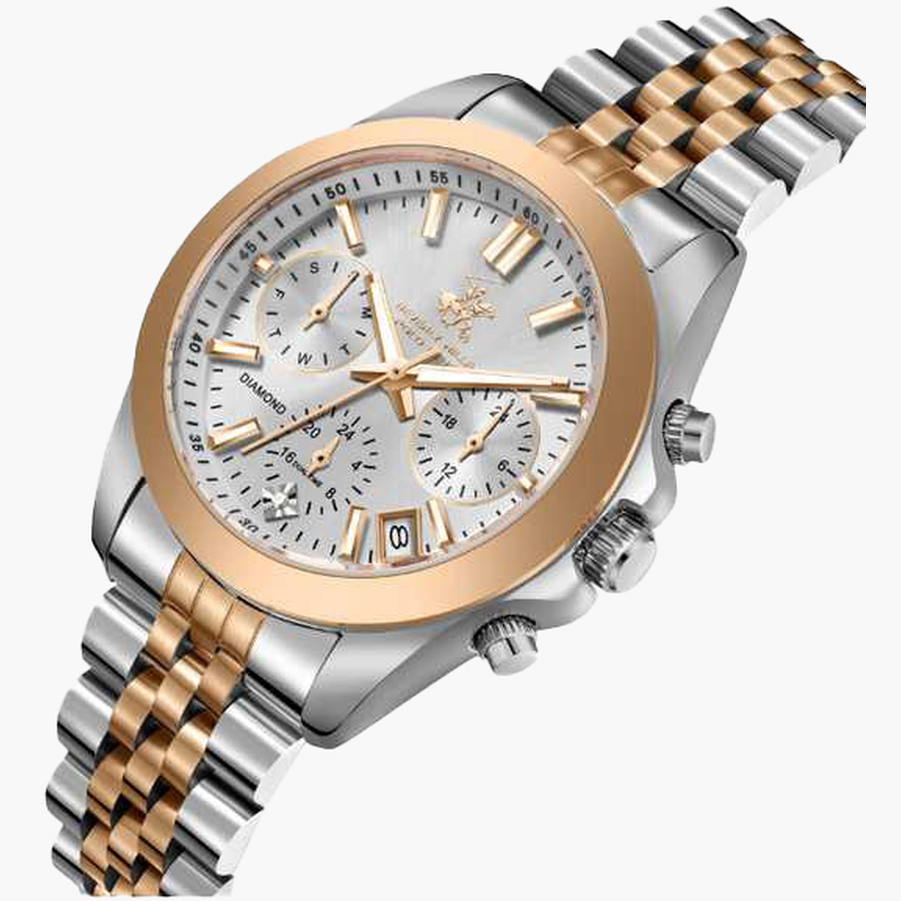 Beverly Hills Polo Club Women's 35MM Multicolour Chronograph Metal Strap Watch | BP3656C.530-women-watchesandjewellery-watches-image-2