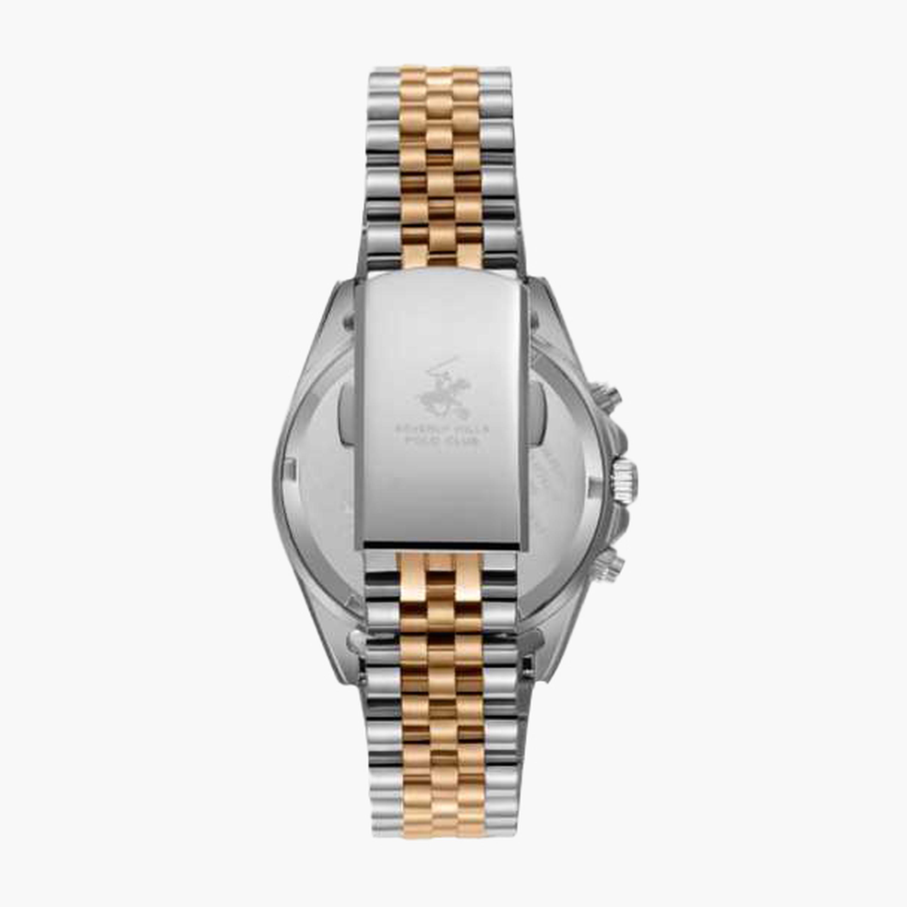 بيفرلي هيلز بولو كلزب- ساعة نسائية 35 مم كرونوغراف سوار معدني لون فضي-women-watchesandjewellery-watches-image-4