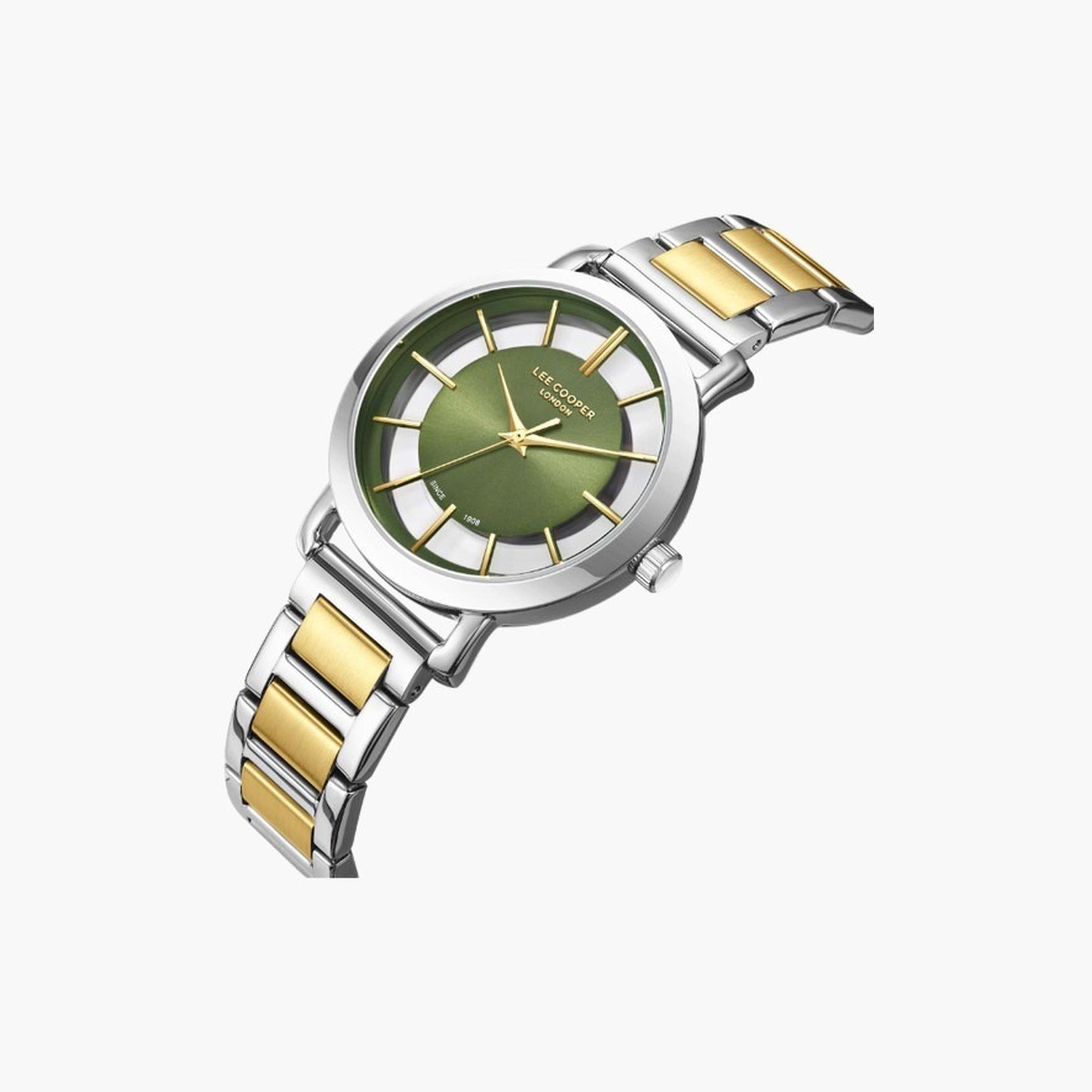 لي كوبر- ساعة نسائية 35 مم تناظرية سوار معدني لون فضي-women-watchesandjewellery-watches-image-4