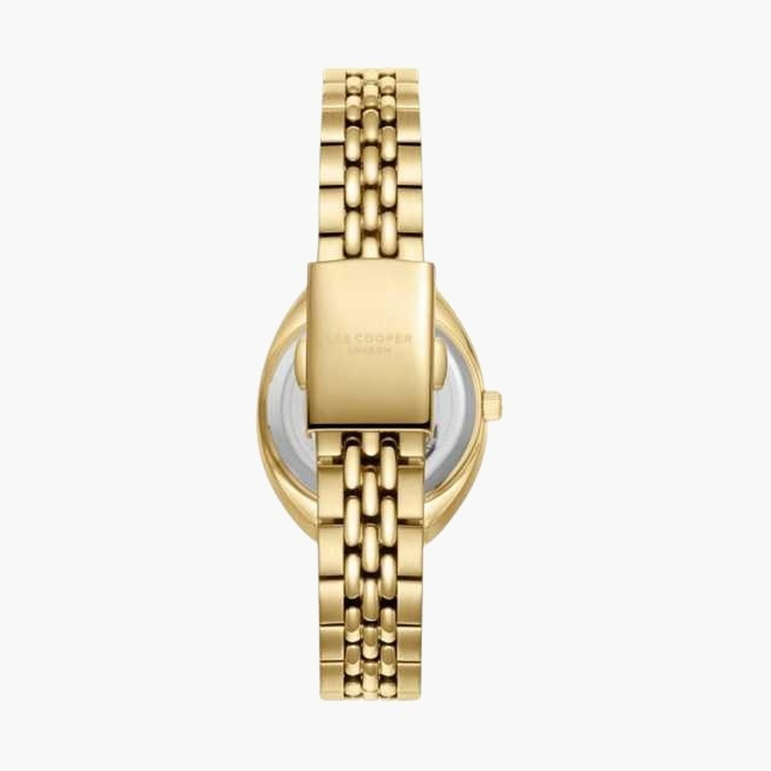 لي كوبر- ساعة نسائية 30 مم تناظرية سوار معدني لون فضي-women-watchesandjewellery-watches-image-4