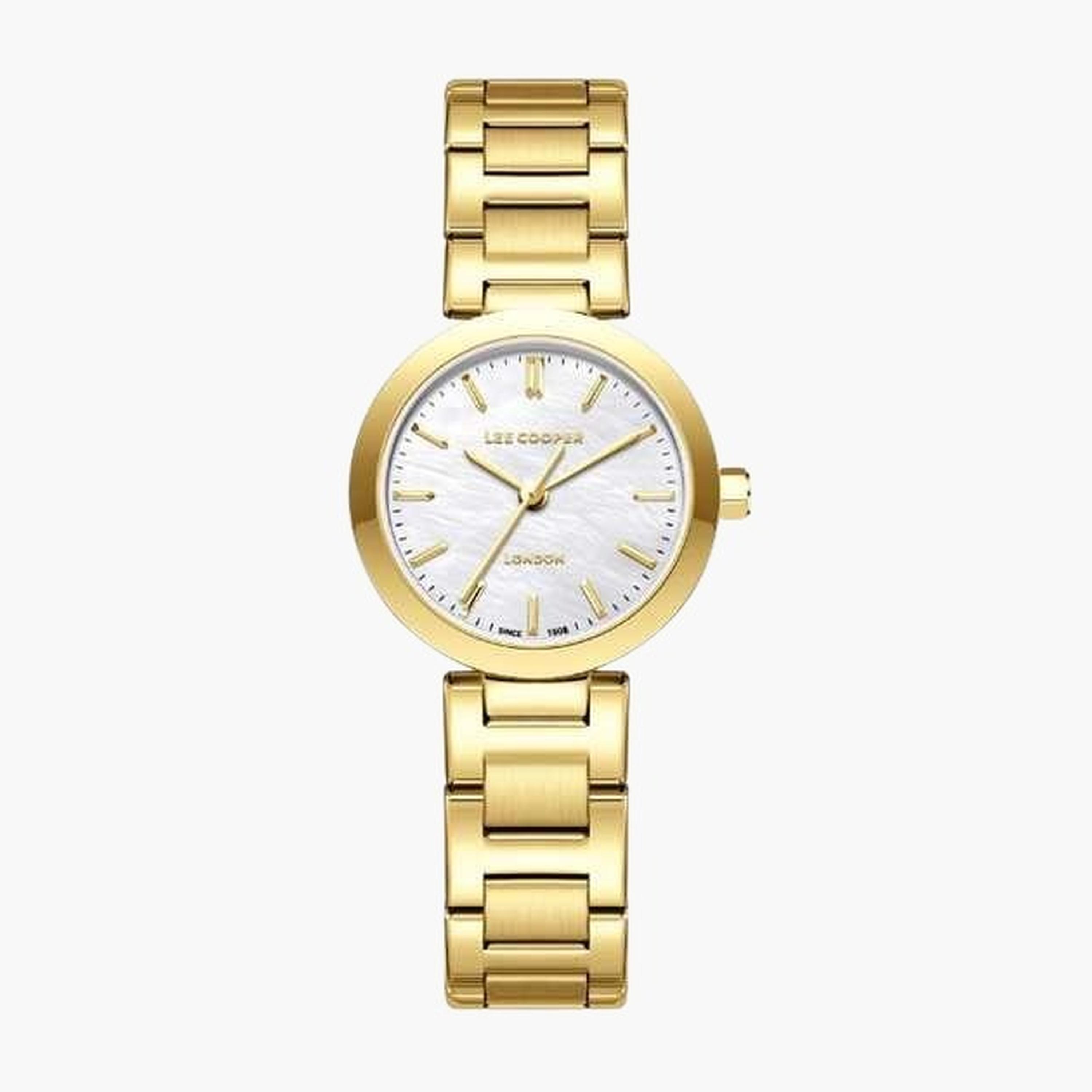 Lee Cooper Women's 28MM Gold Analog Metal Strap Watch | LC08032.120-women-watchesandjewellery-watches-image-1
