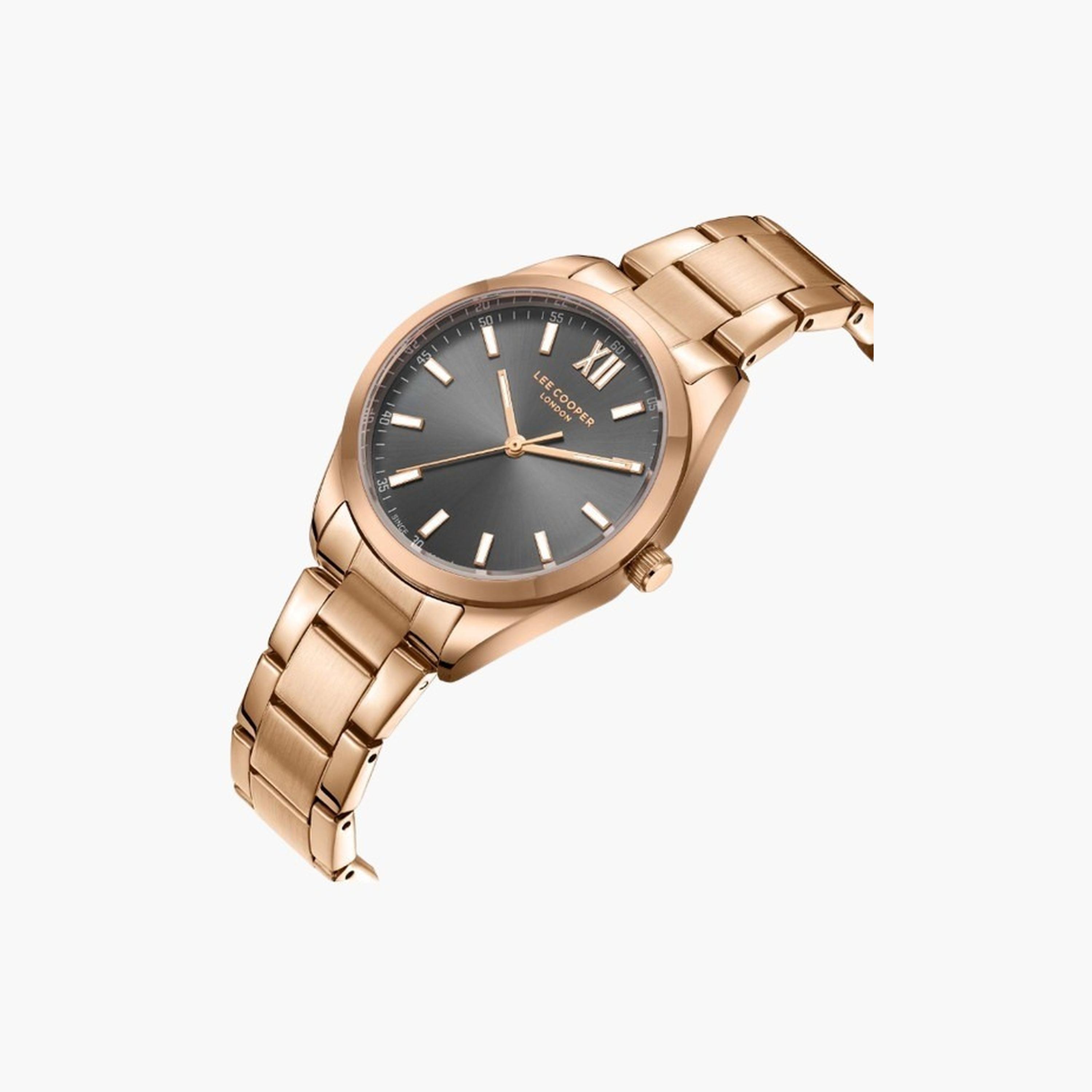 Lee Cooper Women's 21MM Gold Analog Metal Strap Watch | LC08014.460-women-watchesandjewellery-watches-image-2
