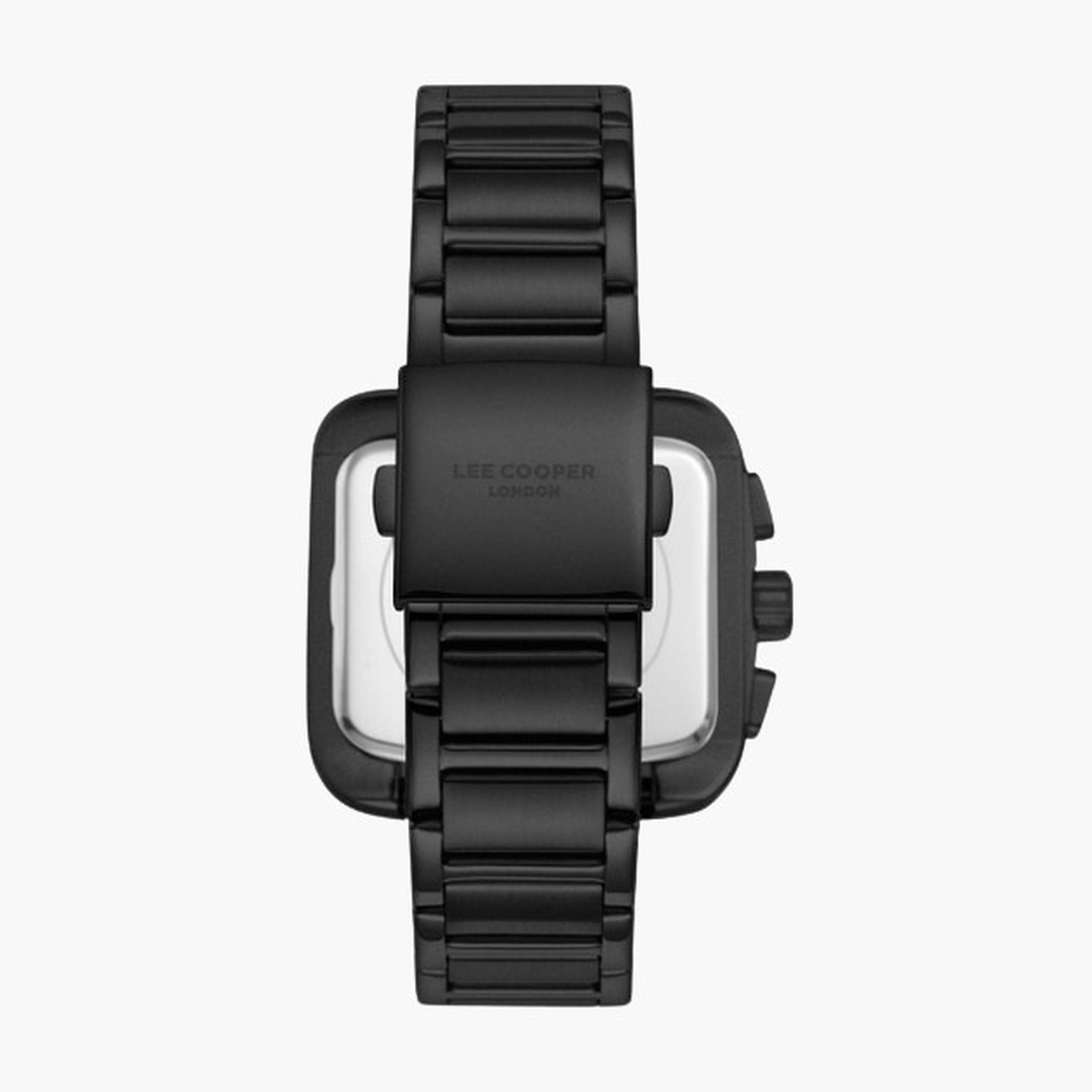 Lee Cooper Men's 40MM Black Chronograph Metal Strap Watch | LC08013.650-men-watchesandjewellery-watches-image-4