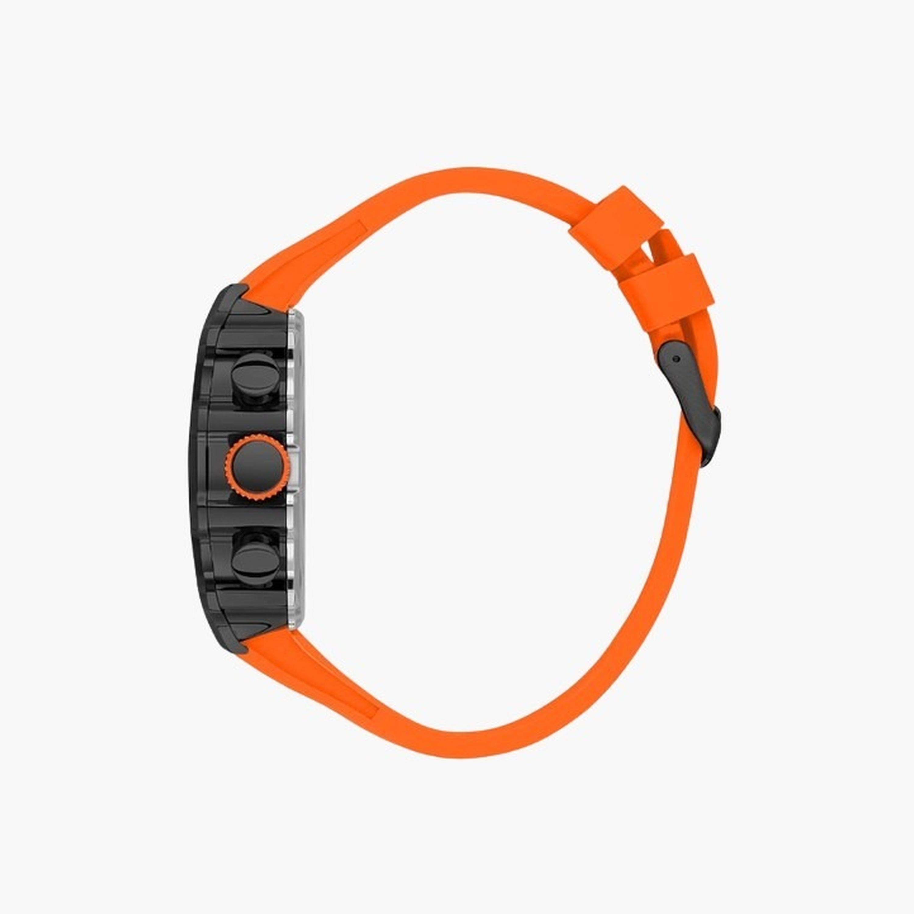 Lee Cooper Men's 42MM Orange Chronograph Silicone Strap Watch | LC08062.657-men-watchesandjewellery-watches-image-2