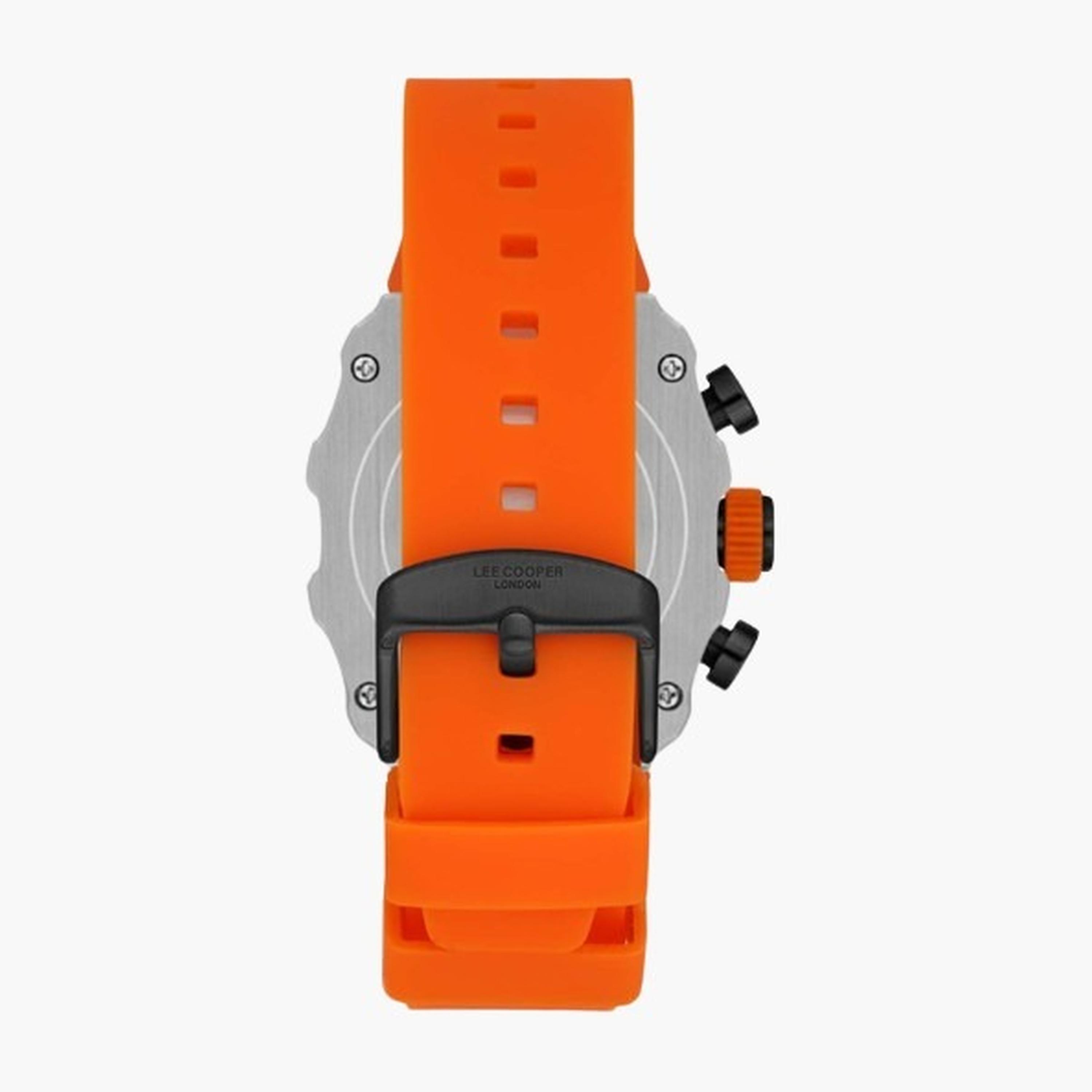 Lee Cooper Men's 42MM Orange Chronograph Silicone Strap Watch | LC08062.657-men-watchesandjewellery-watches-image-3
