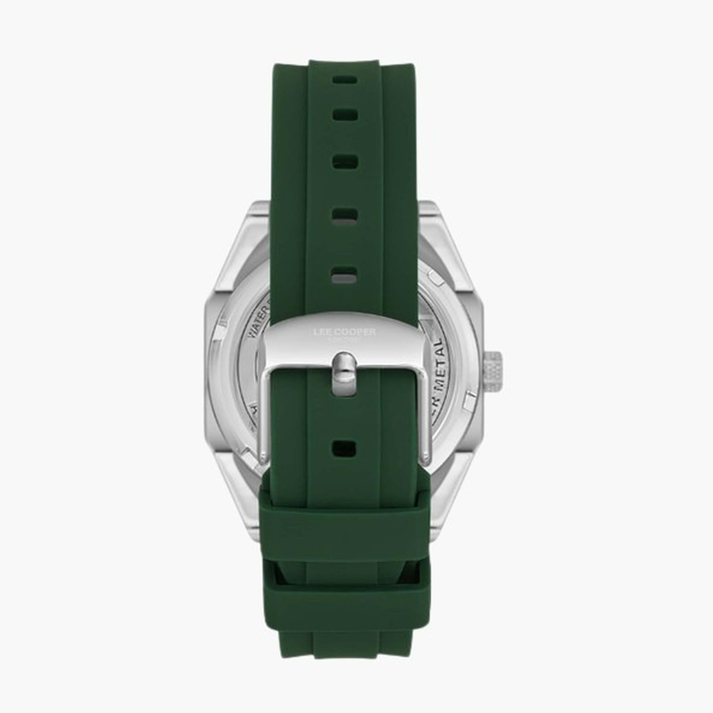 Lee Cooper Men's 46MM Green Chronograph Silicone Strap Watch | LC08061.377-men-watchesandjewellery-watches-image-3