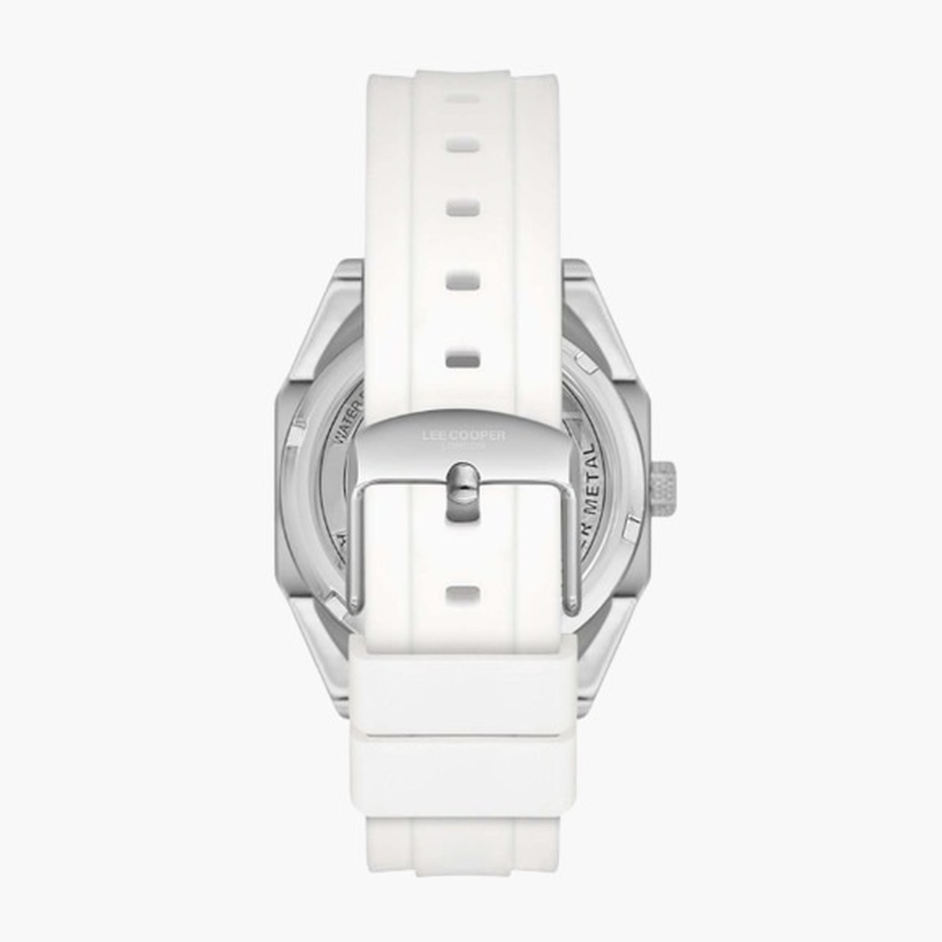 Lee Cooper Men's 46MM White Chronograph Silicone Strap Watch | LC08061.533-men-watchesandjewellery-watches-image-3