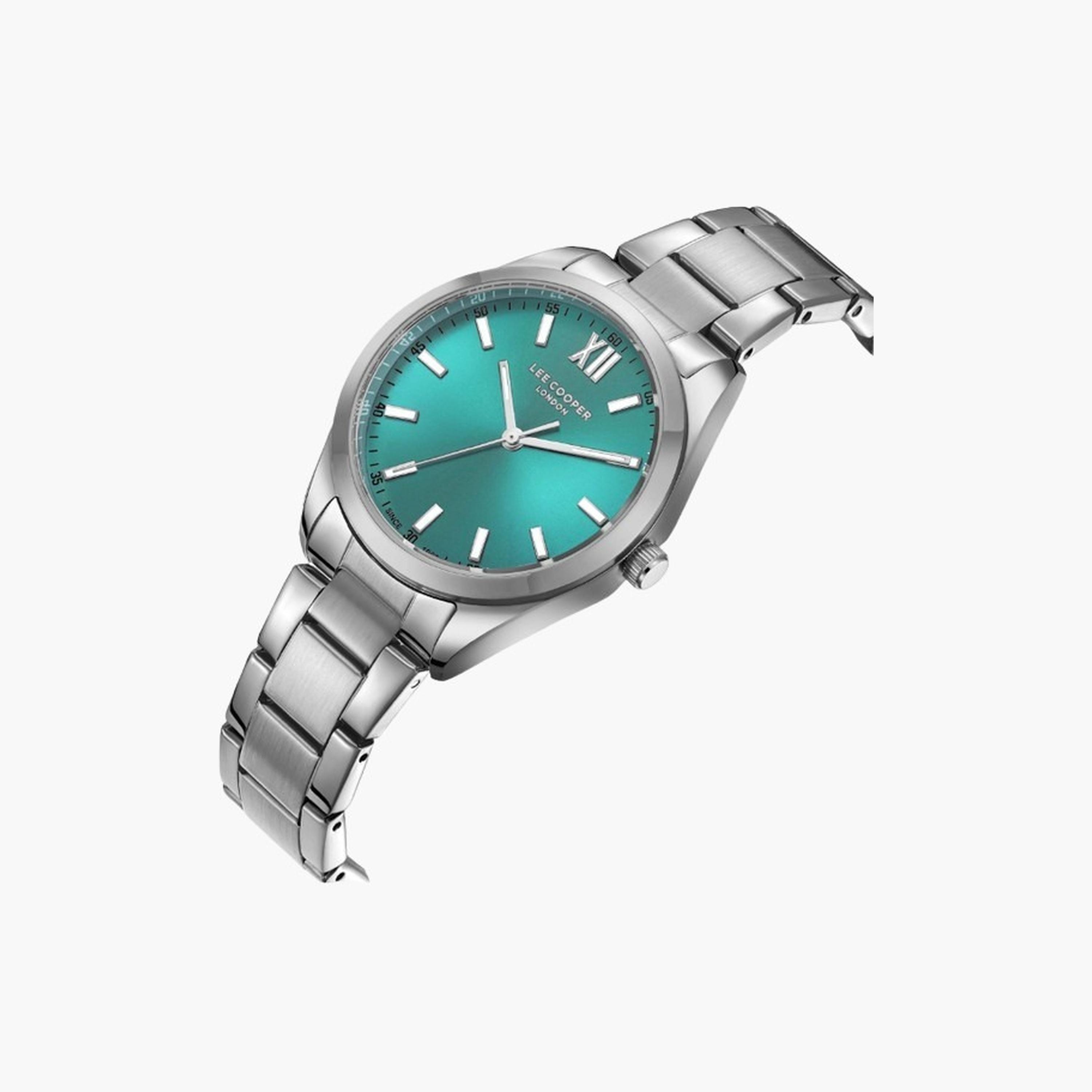 لي كوبر- ساعة رجالية 41 مم تناظرية سوار معدني لون أزرق-men-watchesandjewellery-watches-image-2