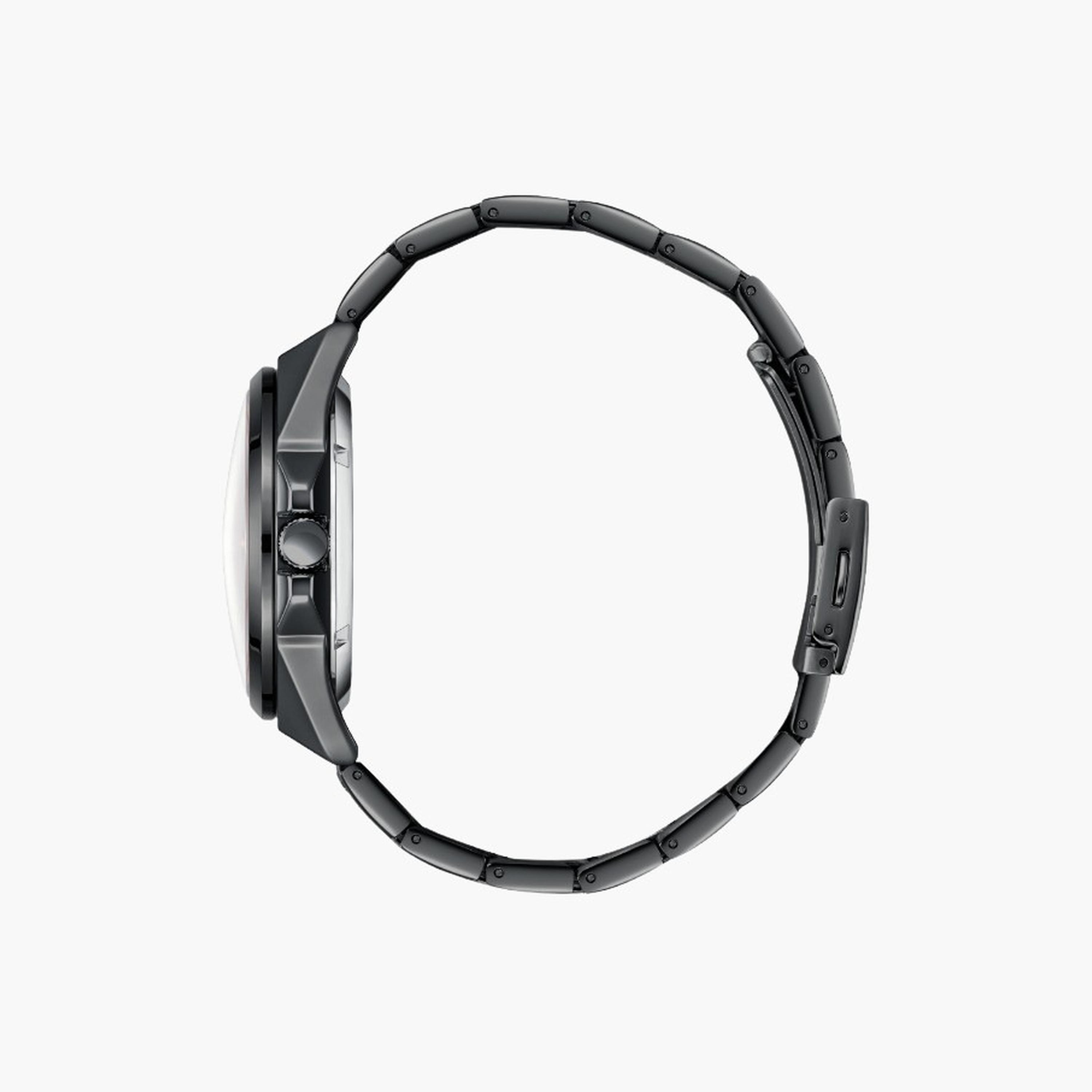 Lee Cooper Men's 44MM Black Automatic Metal Strap Watch | LC08097.060-men-watchesandjewellery-watches-image-3