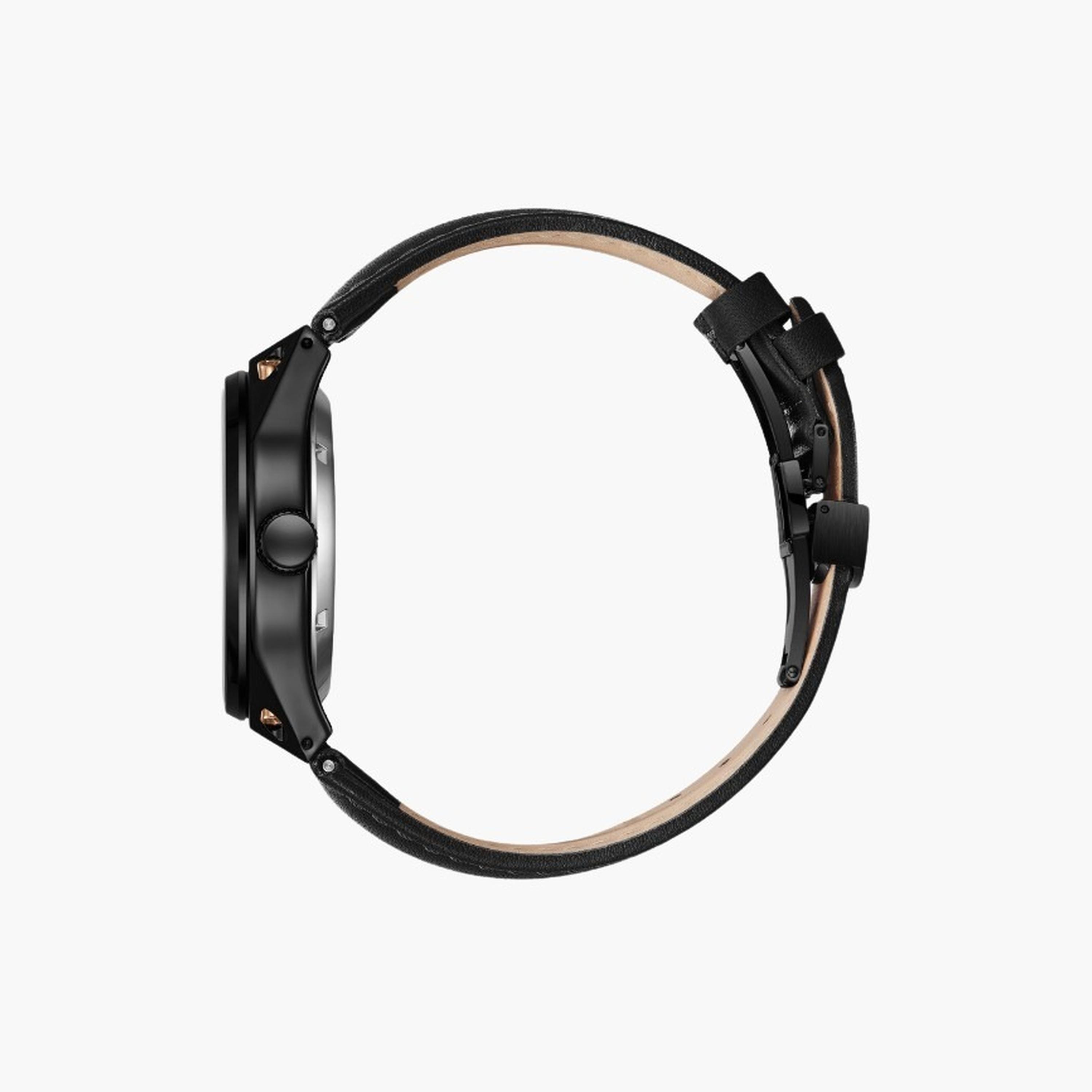 Lee Cooper Men's 45MM Black Automatic Leather Strap Watch | LC08122.051-men-watchesandjewellery-watches-image-3