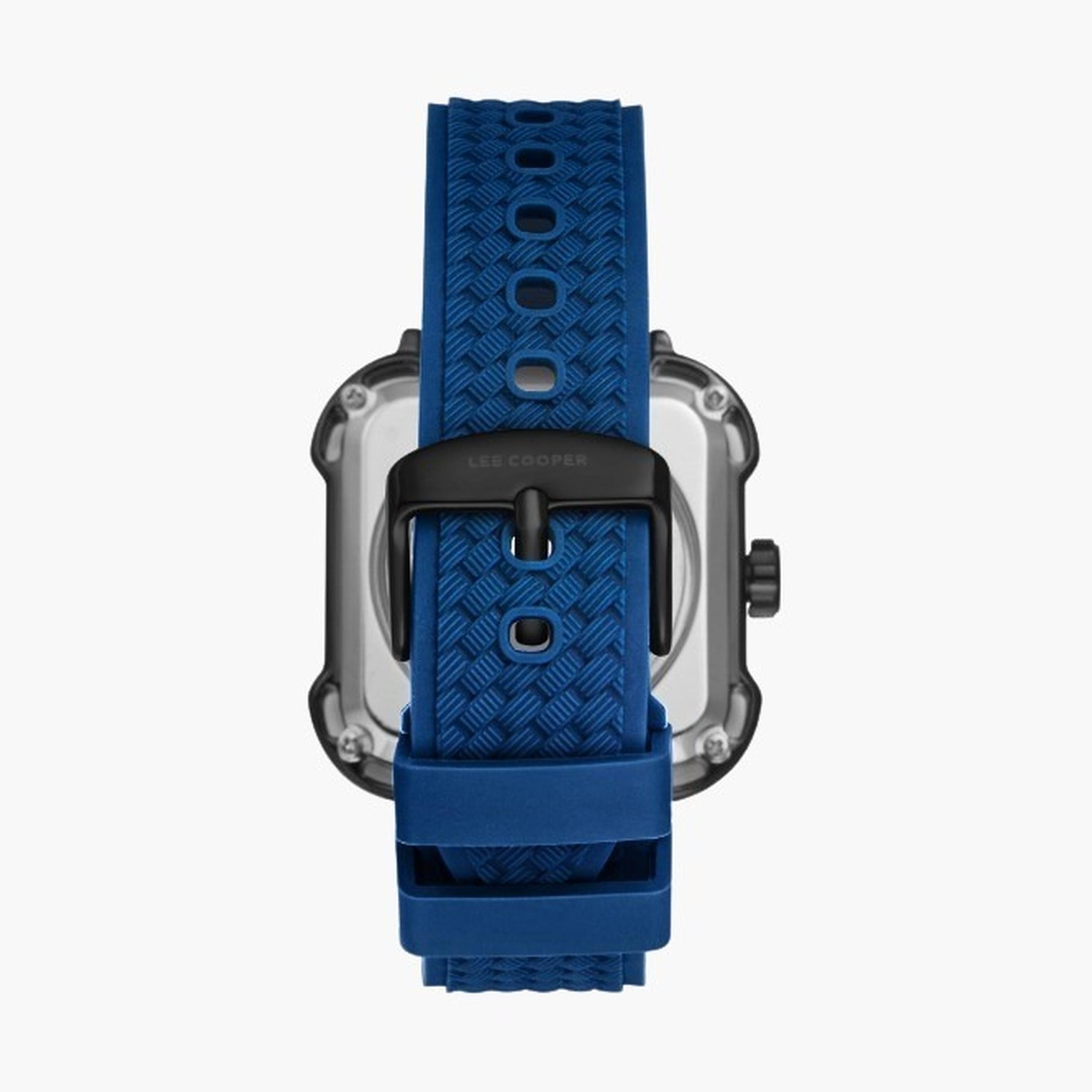 Lee Cooper Men's 49MM Blue Automatic Silicone Strap Watch | LC08072.099-men-watchesandjewellery-watches-image-2