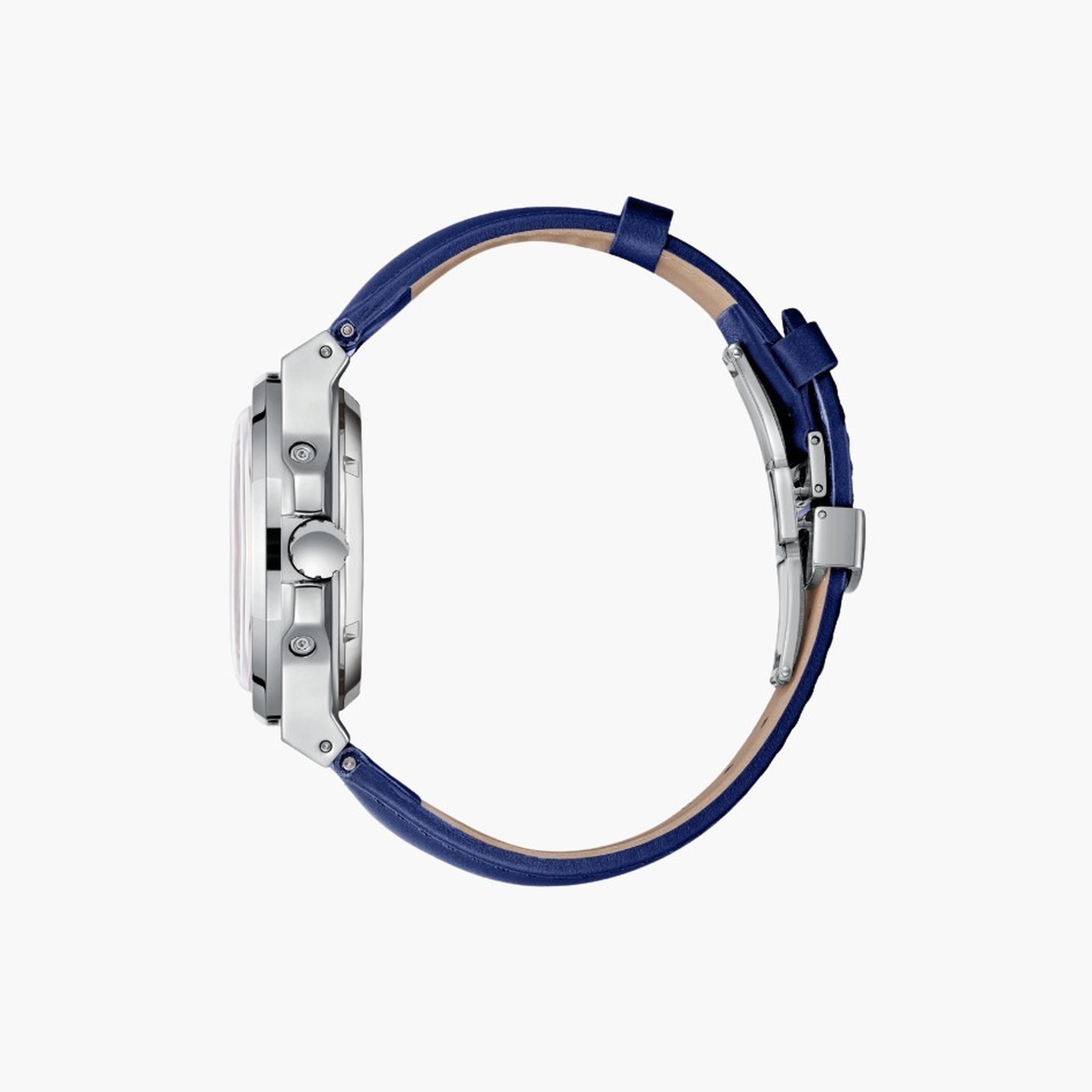 Lee Cooper Men's 43MM Blue Automatic Leather Strap Watch | LC08125.399-men-watchesandjewellery-watches-image-3