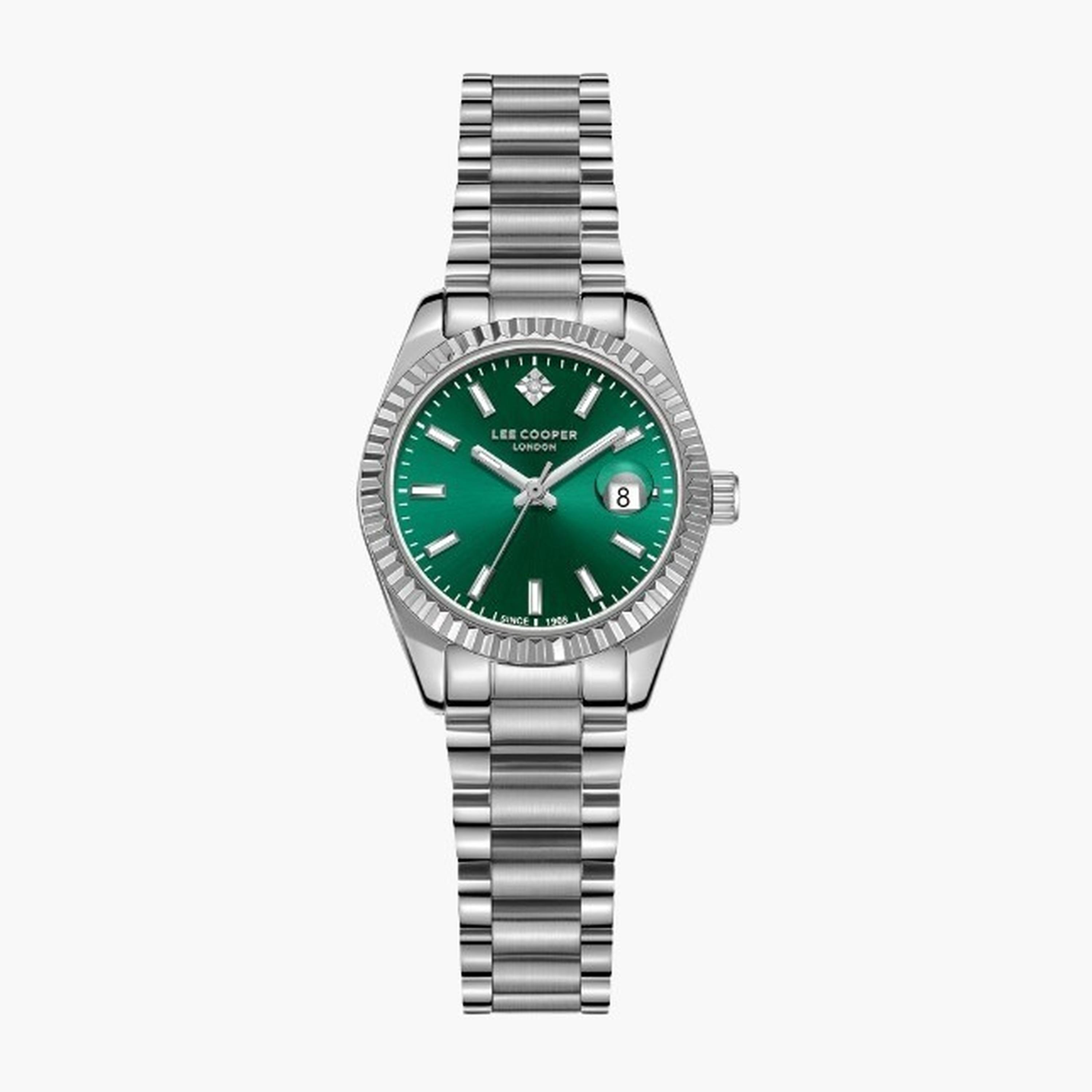 Lee Cooper Women's 28MM Silver Analog Metal Strap Watch | LC08126.370-women-watchesandjewellery-watches-image-1