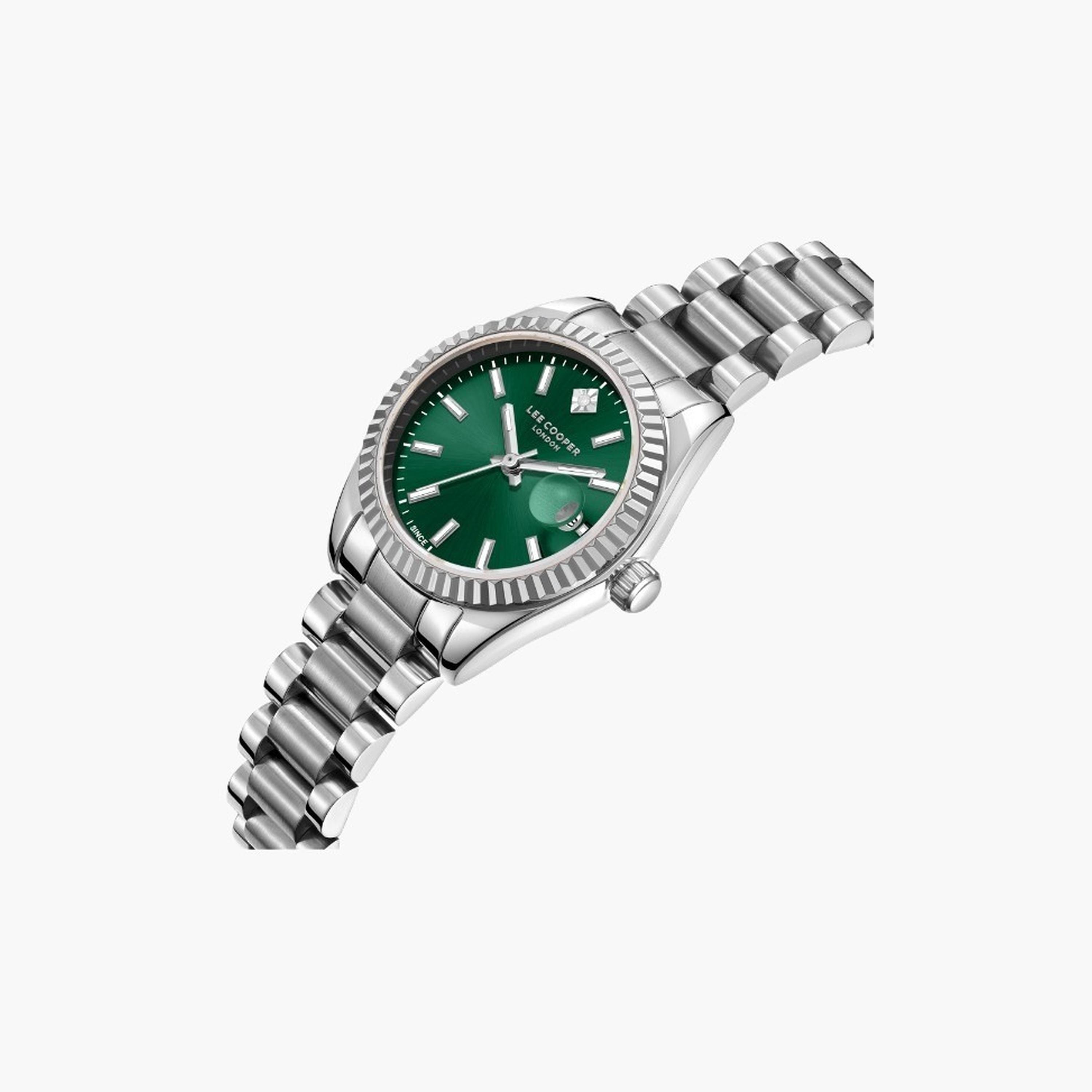 Lee Cooper Women's 28MM Silver Analog Metal Strap Watch | LC08126.370-women-watchesandjewellery-watches-image-2