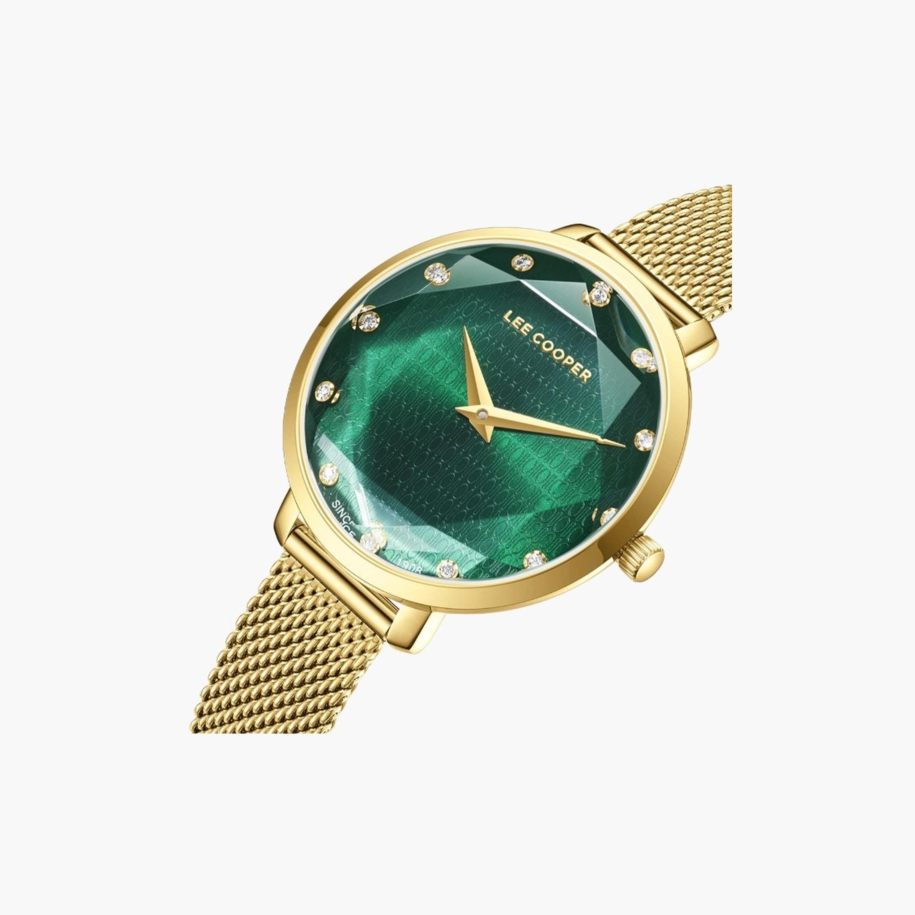 Lee Cooper Women's 33MM Gold Analog Mesh Strap Watch | LC08078.170-women-watchesandjewellery-watches-image-5