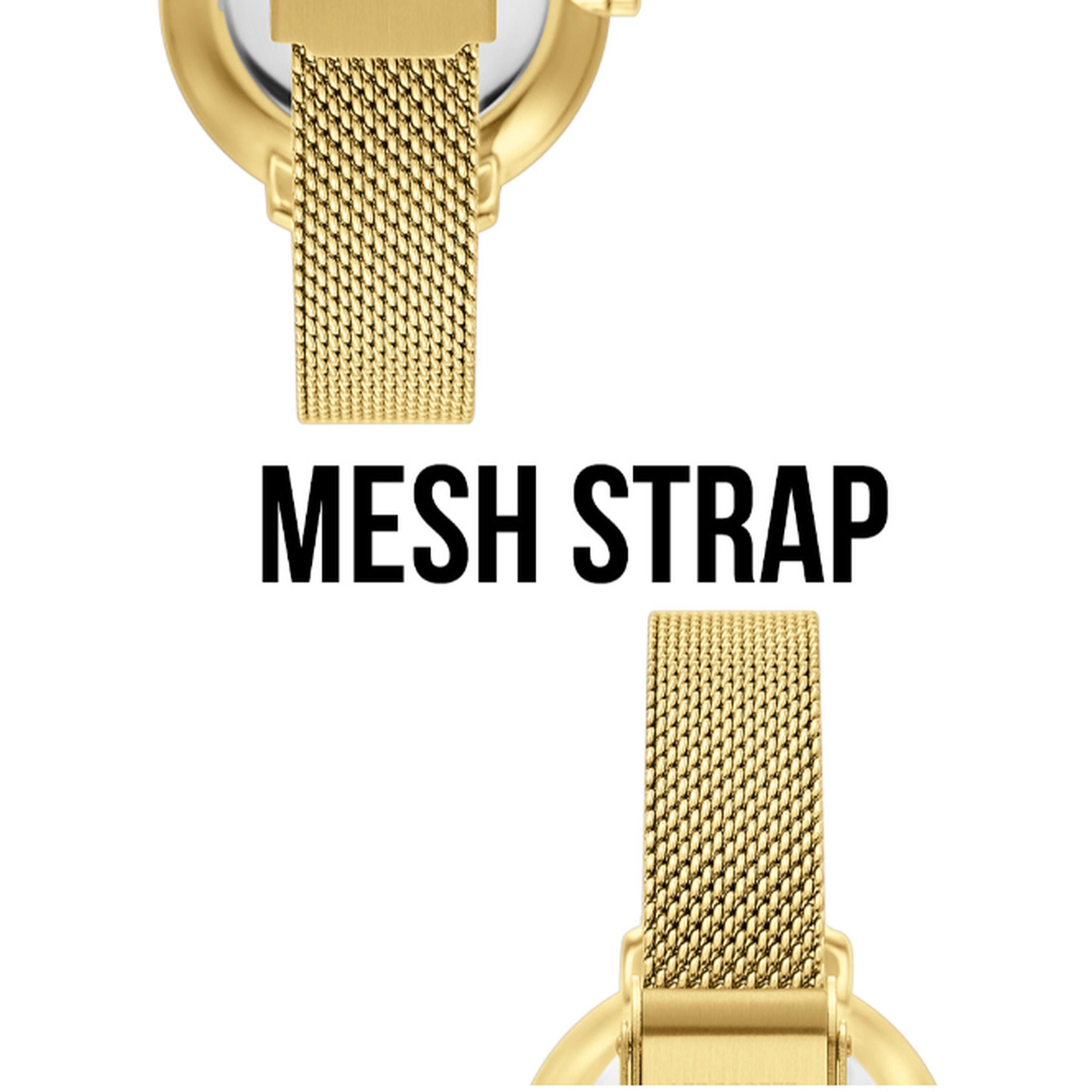 Lee Cooper Women's 33MM Gold Analog Mesh Strap Watch | LC08078.170-women-watchesandjewellery-watches-image-6