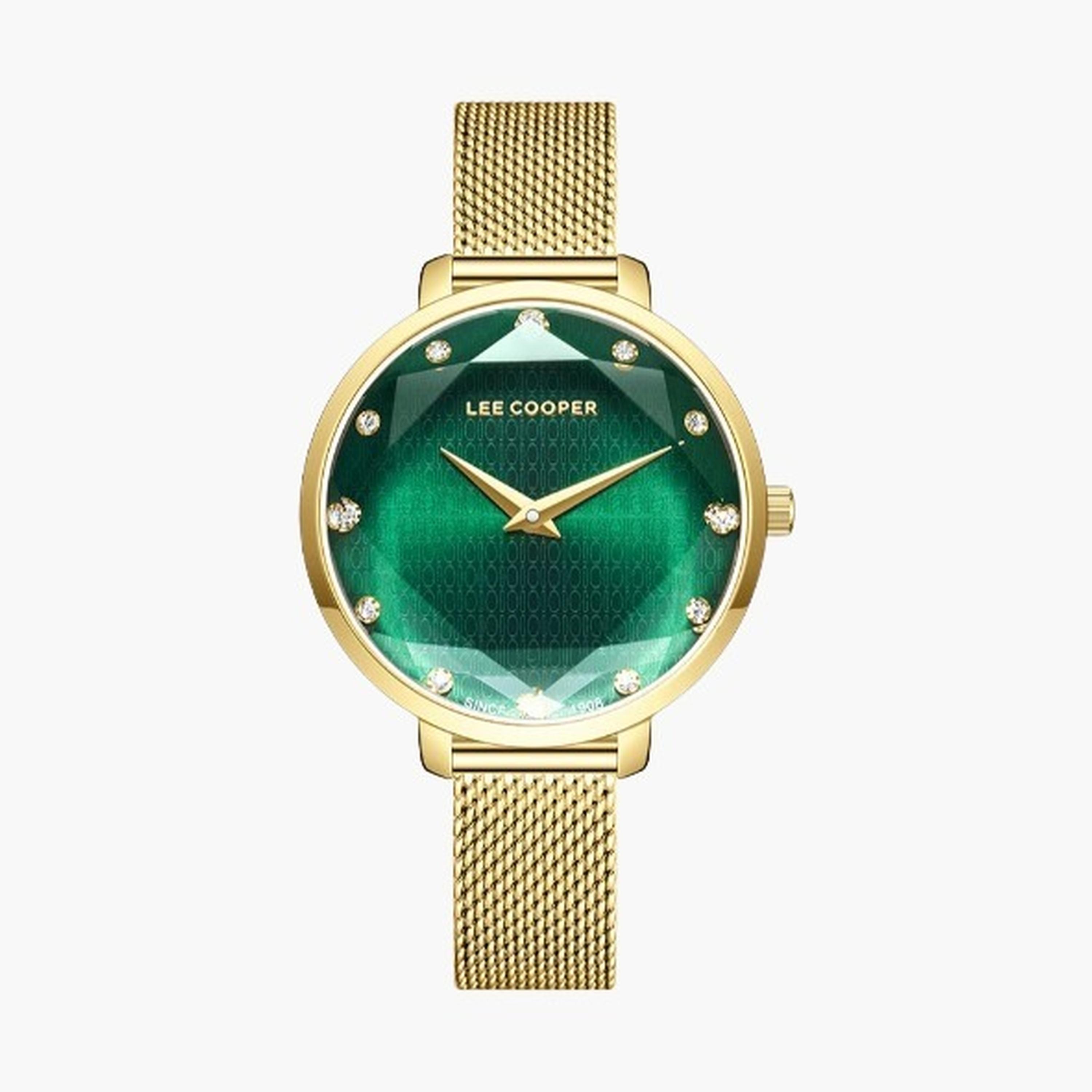 Lee Cooper Women's 33MM Gold Analog Mesh Strap Watch | LC08078.170-women-watchesandjewellery-watches-image-9