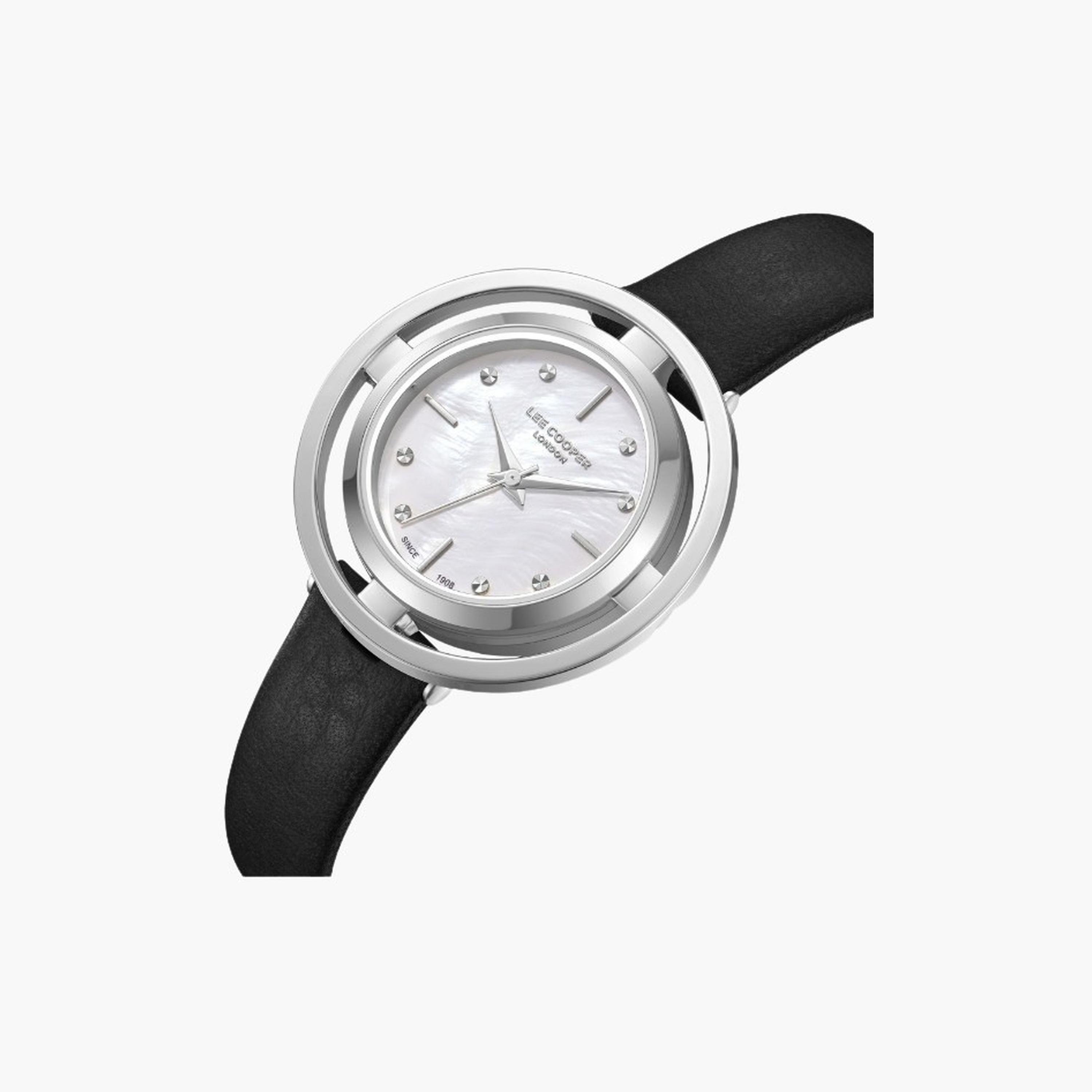 Lee Cooper Women's 31.5MM Black Analog Leather Strap Watch | LC08034.321-women-watchesandjewellery-watches-image-2