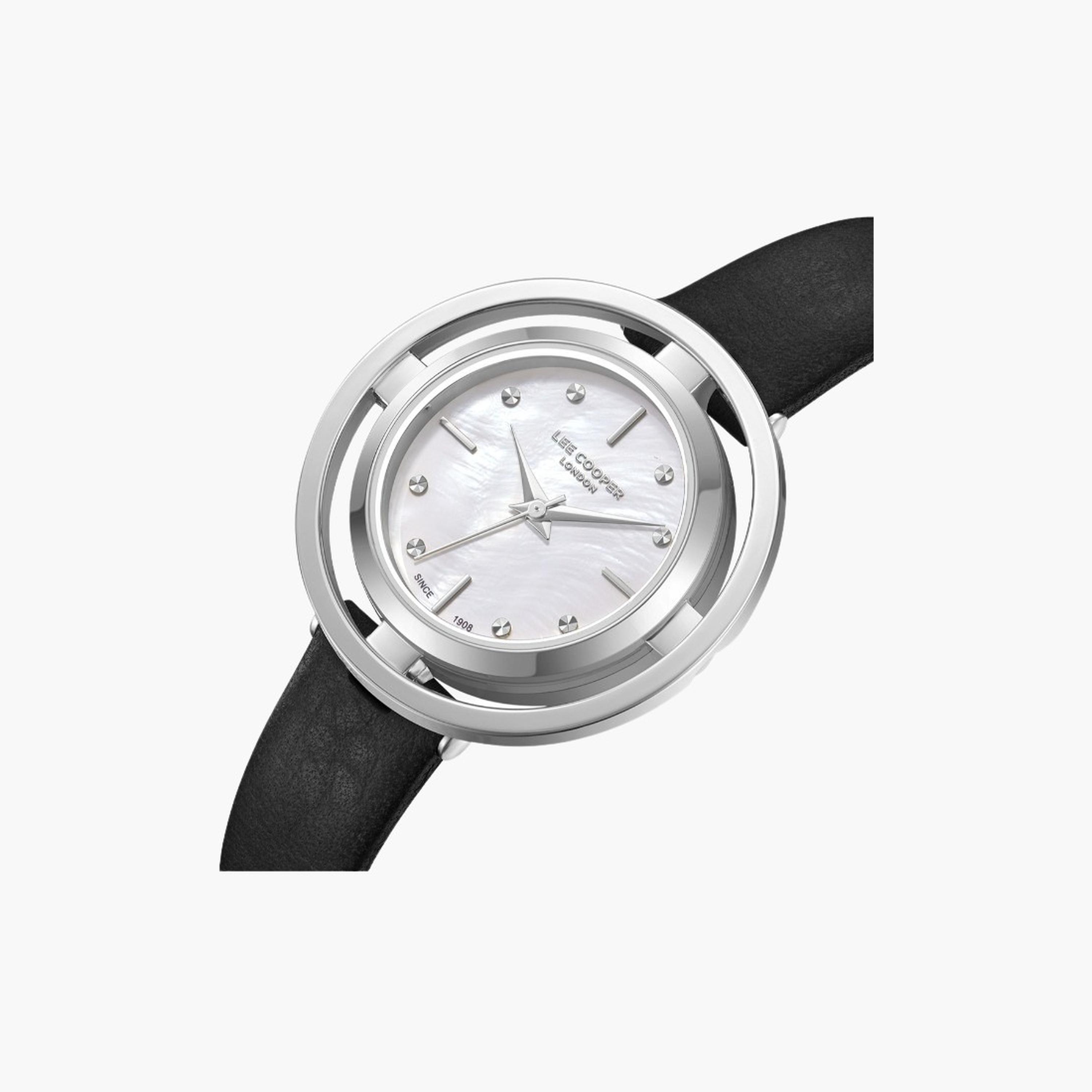 Lee Cooper Women's 31.5MM Black Analog Leather Strap Watch | LC08034.321-women-watchesandjewellery-watches-image-5