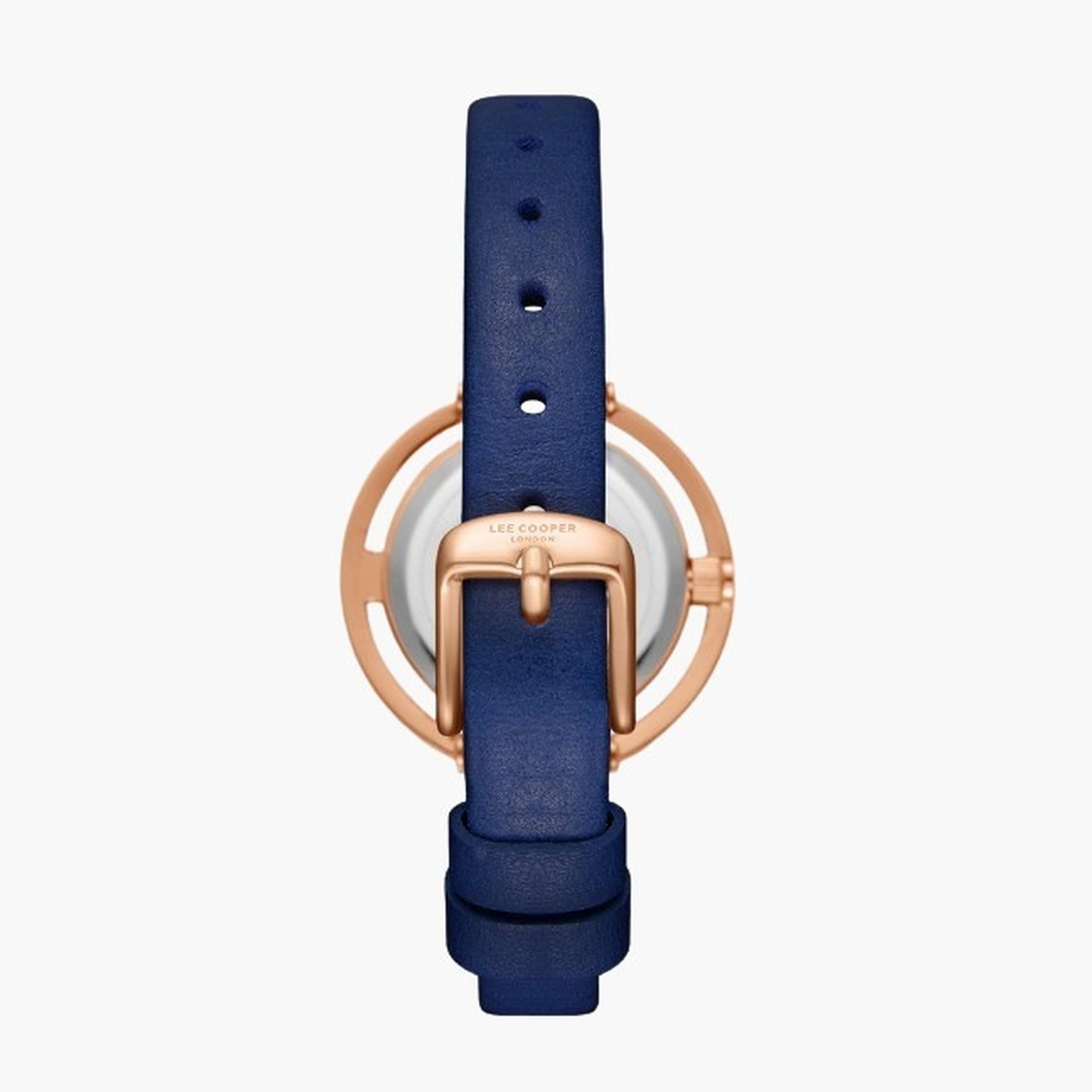Lee Cooper Women's 31.5MM Blue Analog Leather Strap Watch | LC08034.499-women-watchesandjewellery-watches-image-4