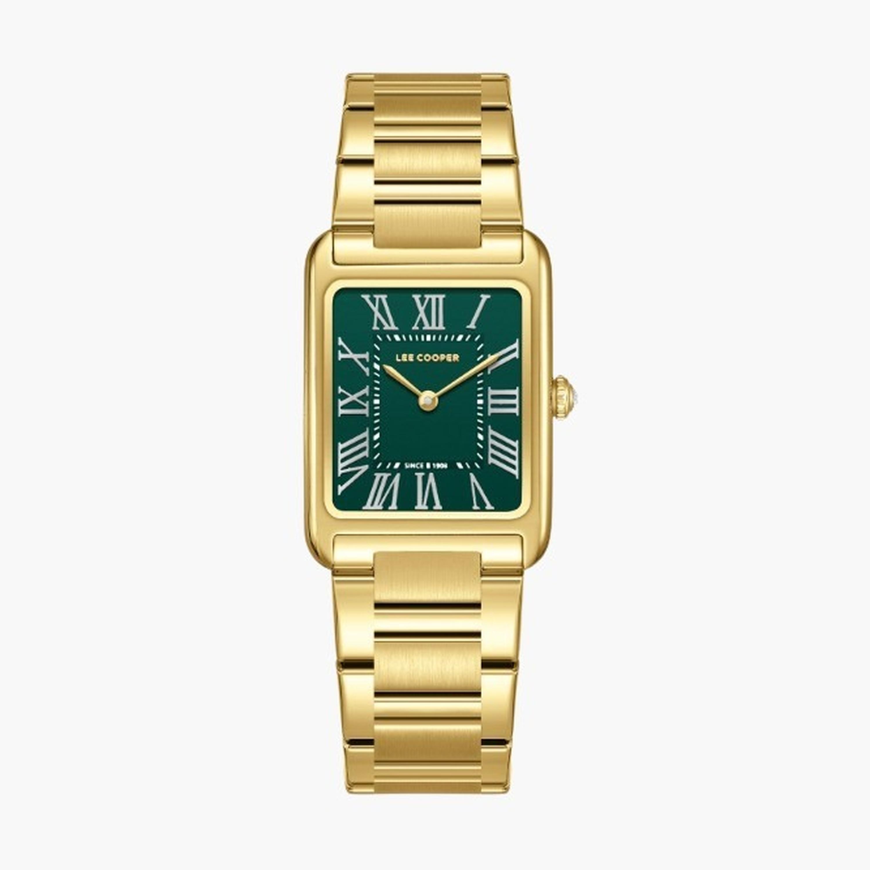 Lee Cooper Women's 32.5MM Gold Analog Metal Strap Watch | LC08083.150-women-watchesandjewellery-watches-image-1