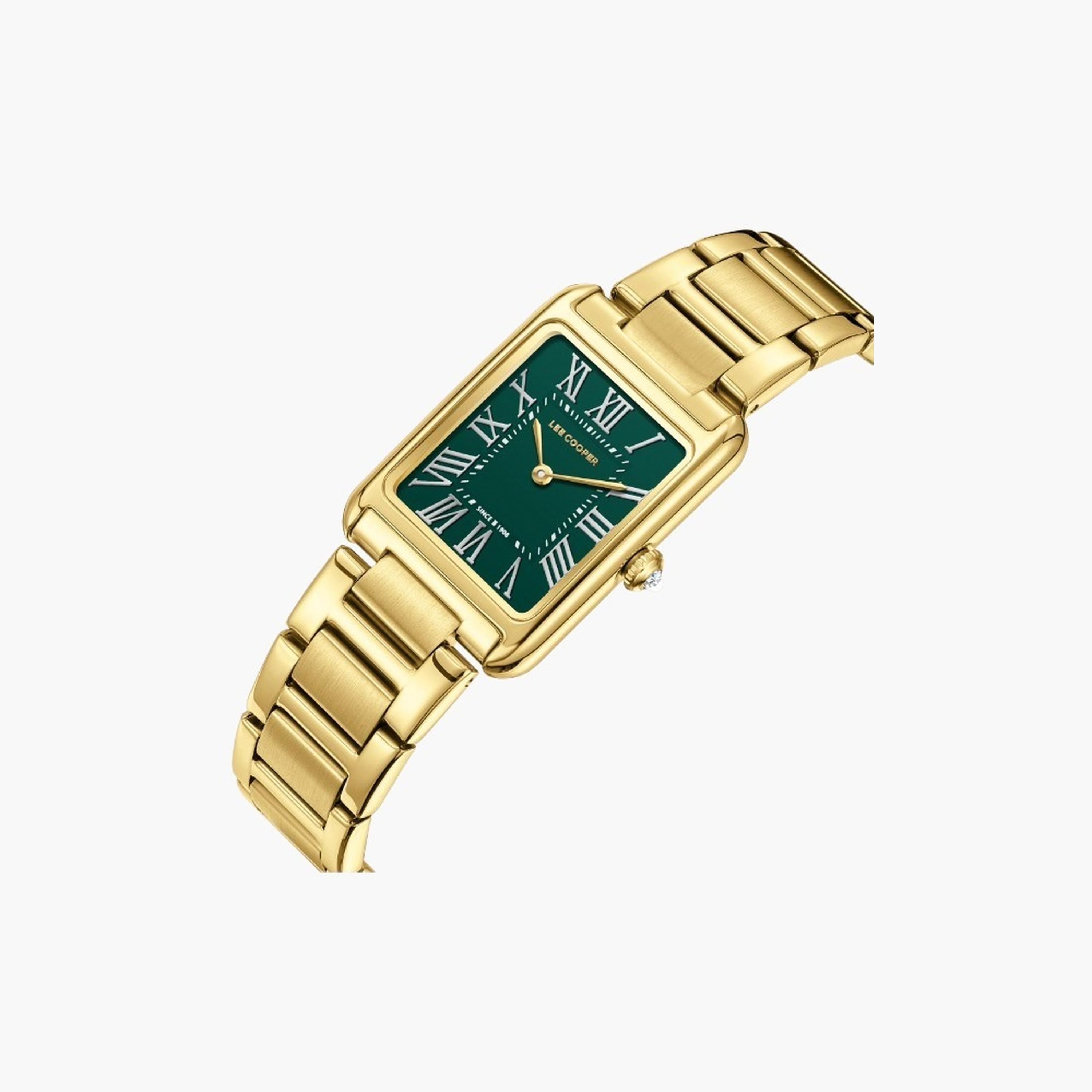Lee Cooper Women's 32.5MM Gold Analog Metal Strap Watch | LC08083.150-women-watchesandjewellery-watches-image-4