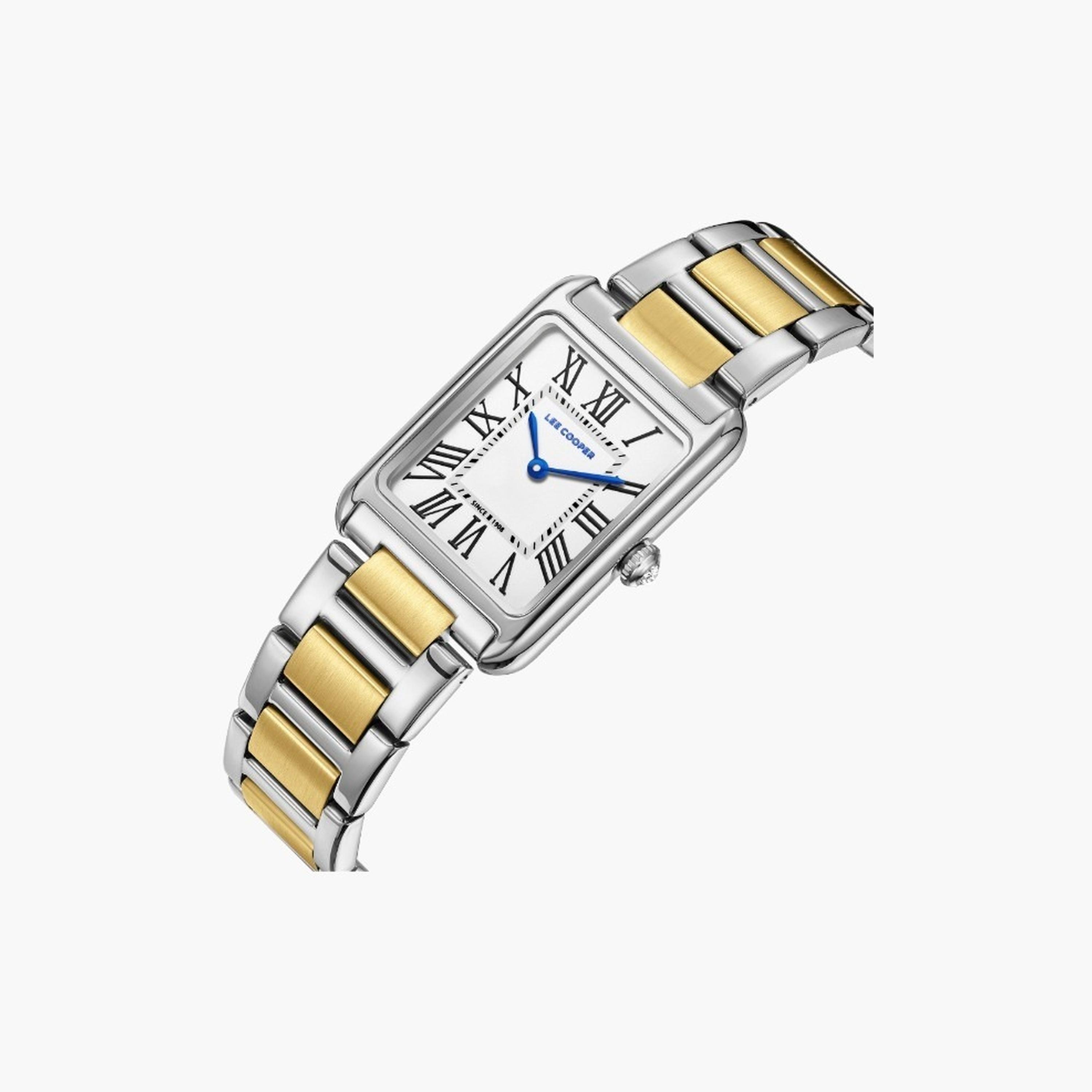 لي كوبر- ساعة نسائية تناظرية سوار معدني لون فضي-women-watchesandjewellery-watches-image-4