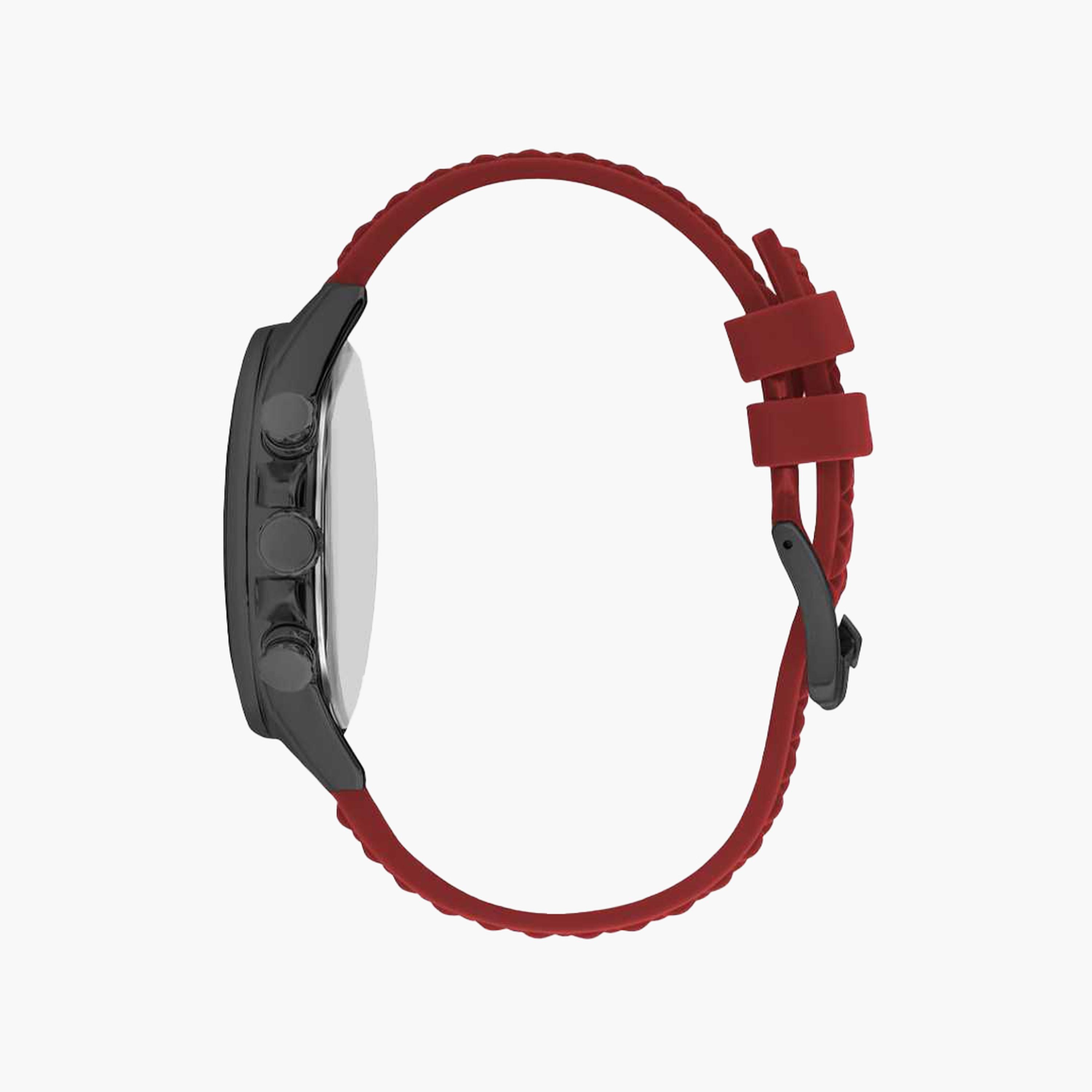 Lee Cooper Men's 46MM Red Chronograph Silicone Strap Watch | LC07341.658-men-watchesandjewellery-watches-image-2