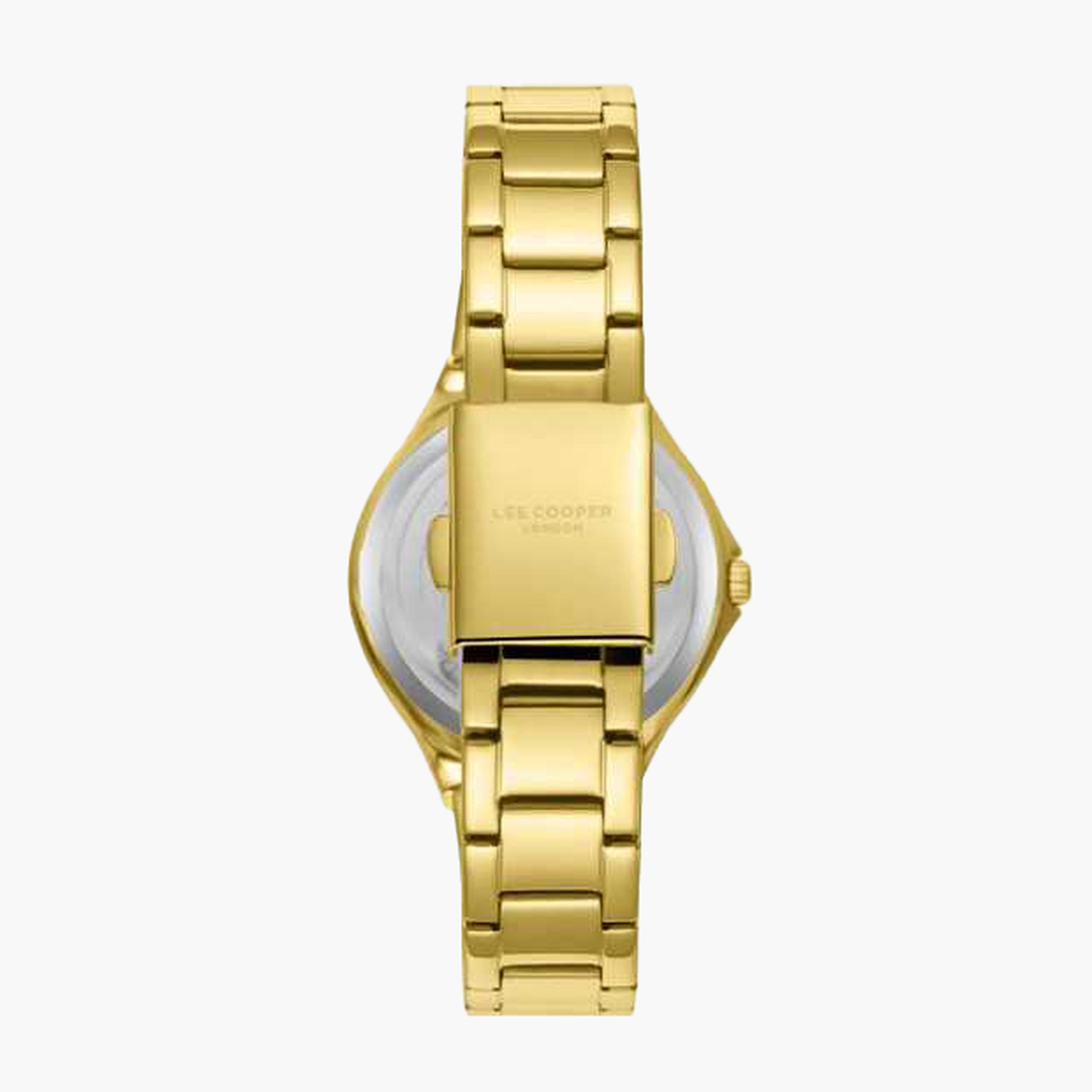 لي كوبر- ساعة نسائية 34 مم تناظرية سوار معدني لون فضي-women-watchesandjewellery-watches-image-3