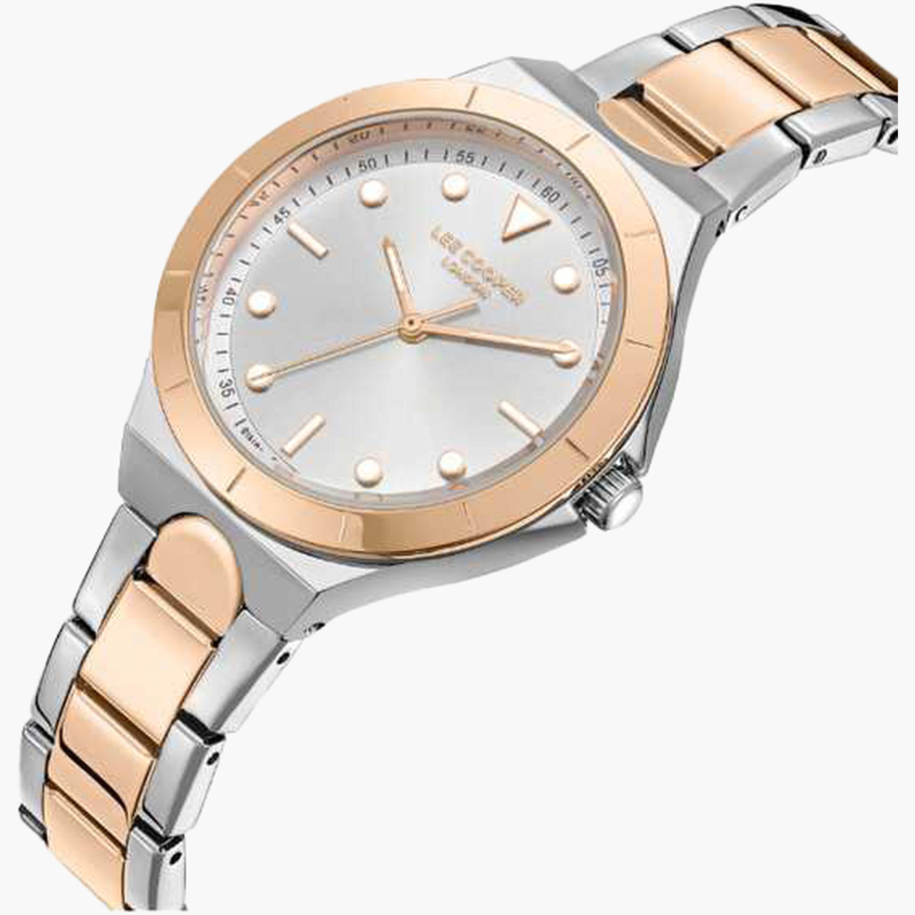 لي كوبر- ساعة نسائية 34 مم تناظرية سوار معدني لون فضي-women-watchesandjewellery-watches-image-2