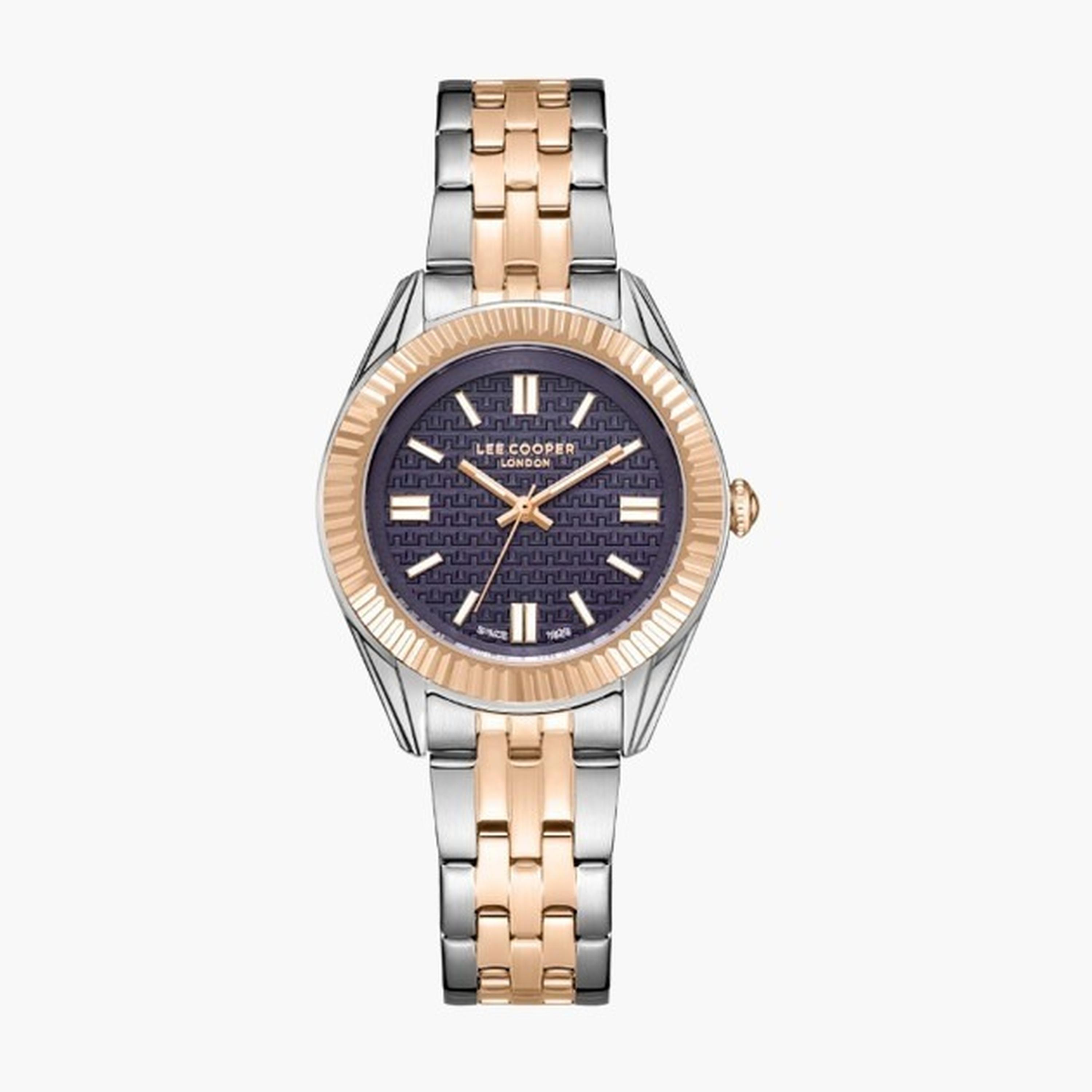 Lee Cooper Women's 34MM Multicolour Analog Metal Strap Watch | LC08038.580-women-watchesandjewellery-watches-image-1