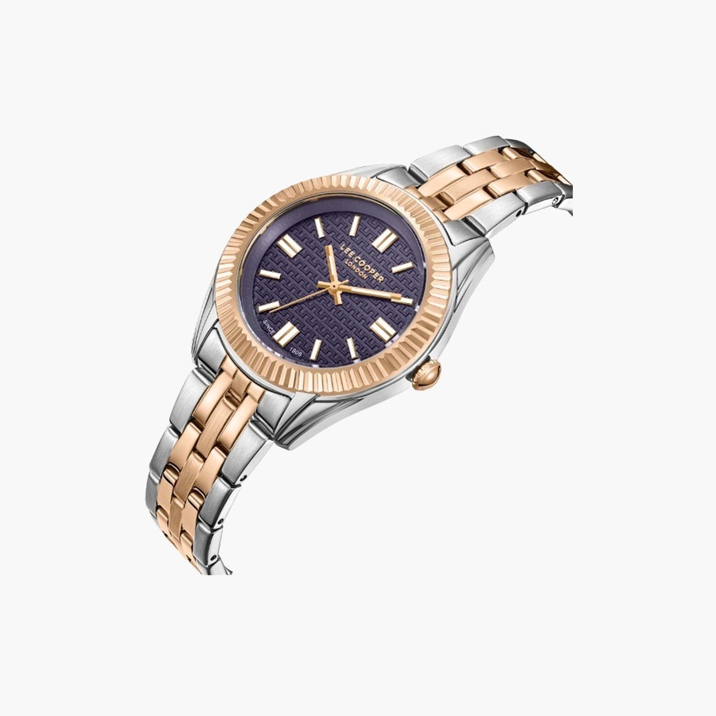 Lee Cooper Women's 34MM Multicolour Analog Metal Strap Watch | LC08038.580-women-watchesandjewellery-watches-image-2