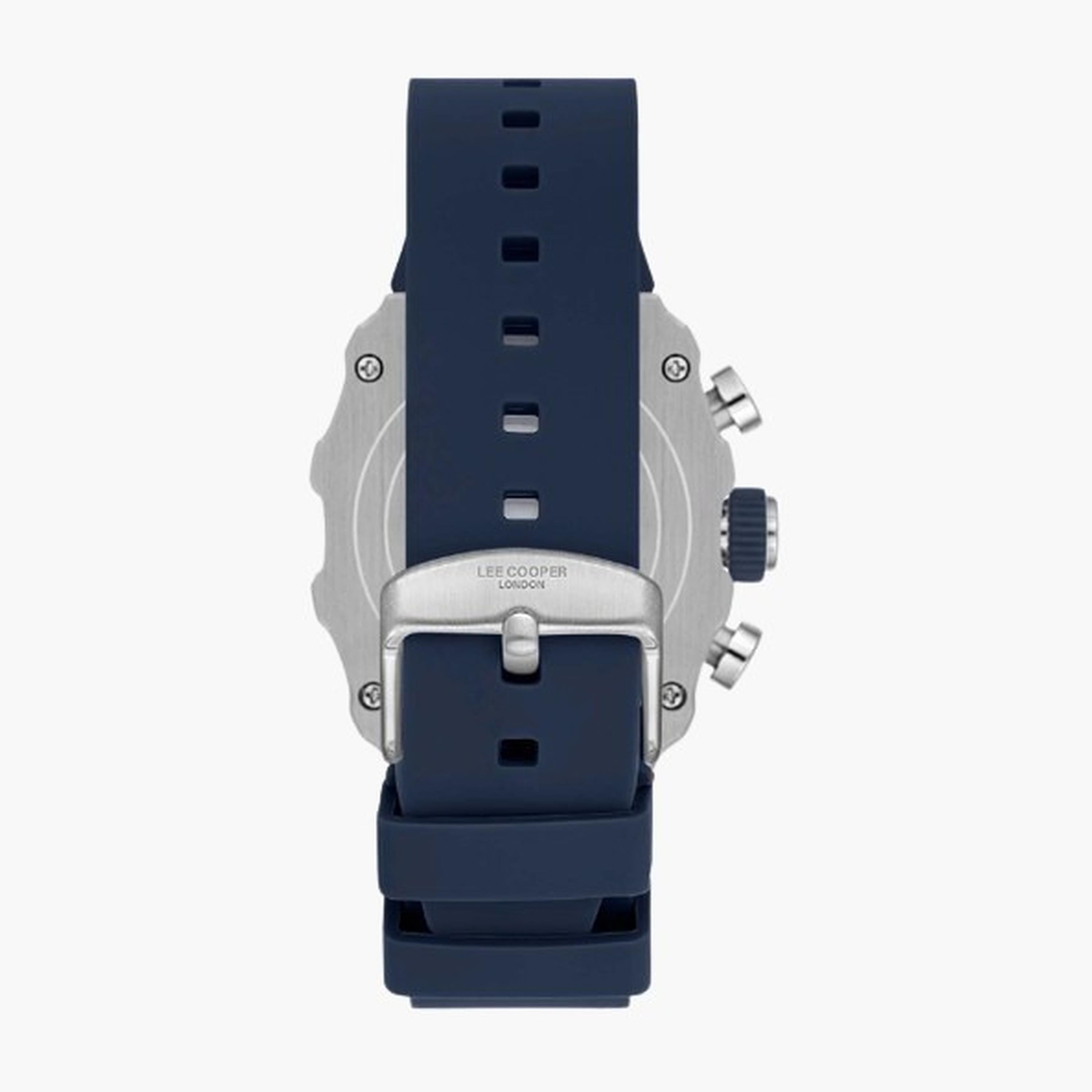 Lee Cooper Men's 42MM Blue Chronograph Silicone Strap Watch | LC08062.399-men-watchesandjewellery-watches-image-3