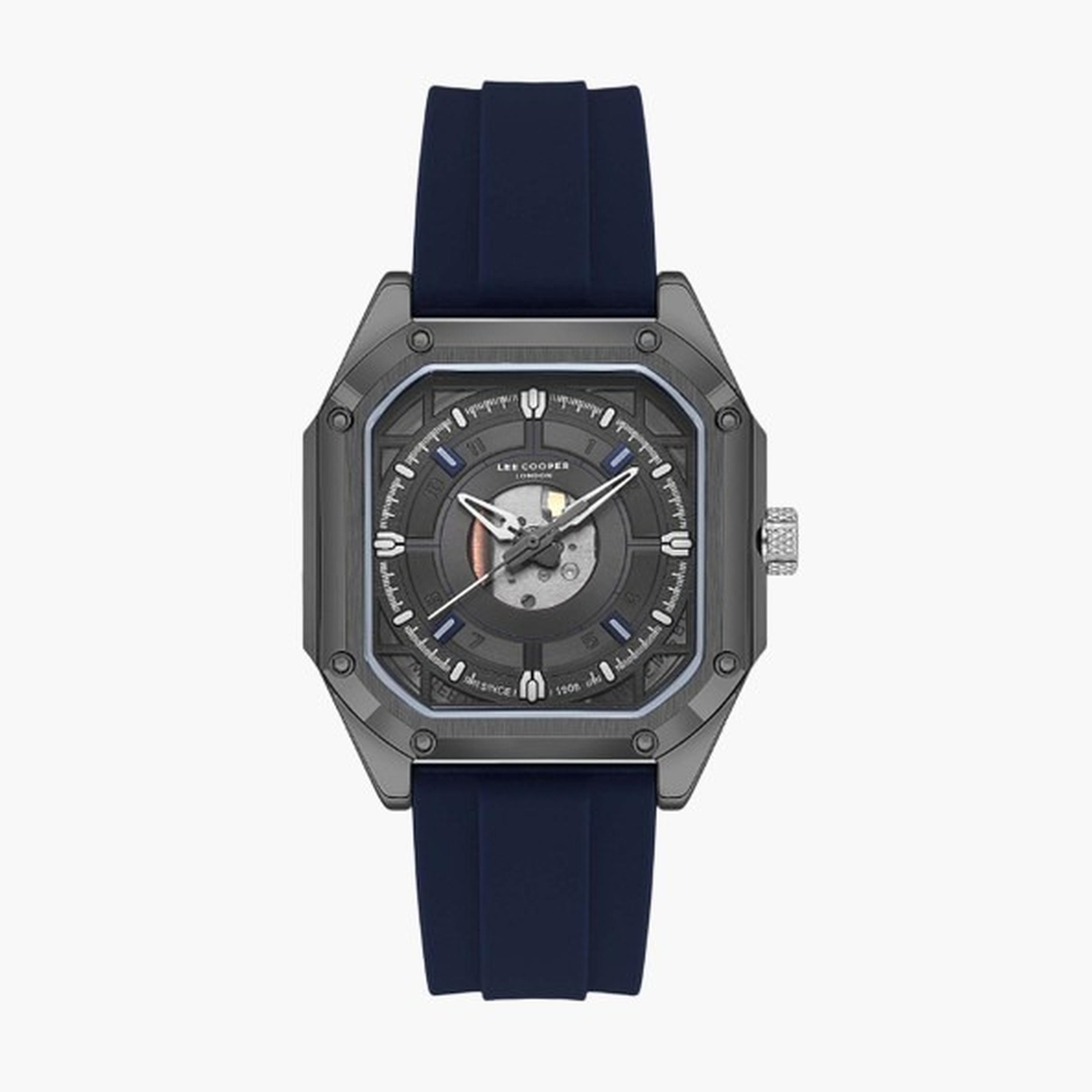 Lee Cooper Men's 37MM Blue Chronograph Silicone Strap Watch | LC08061.069-men-watchesandjewellery-watches-image-1