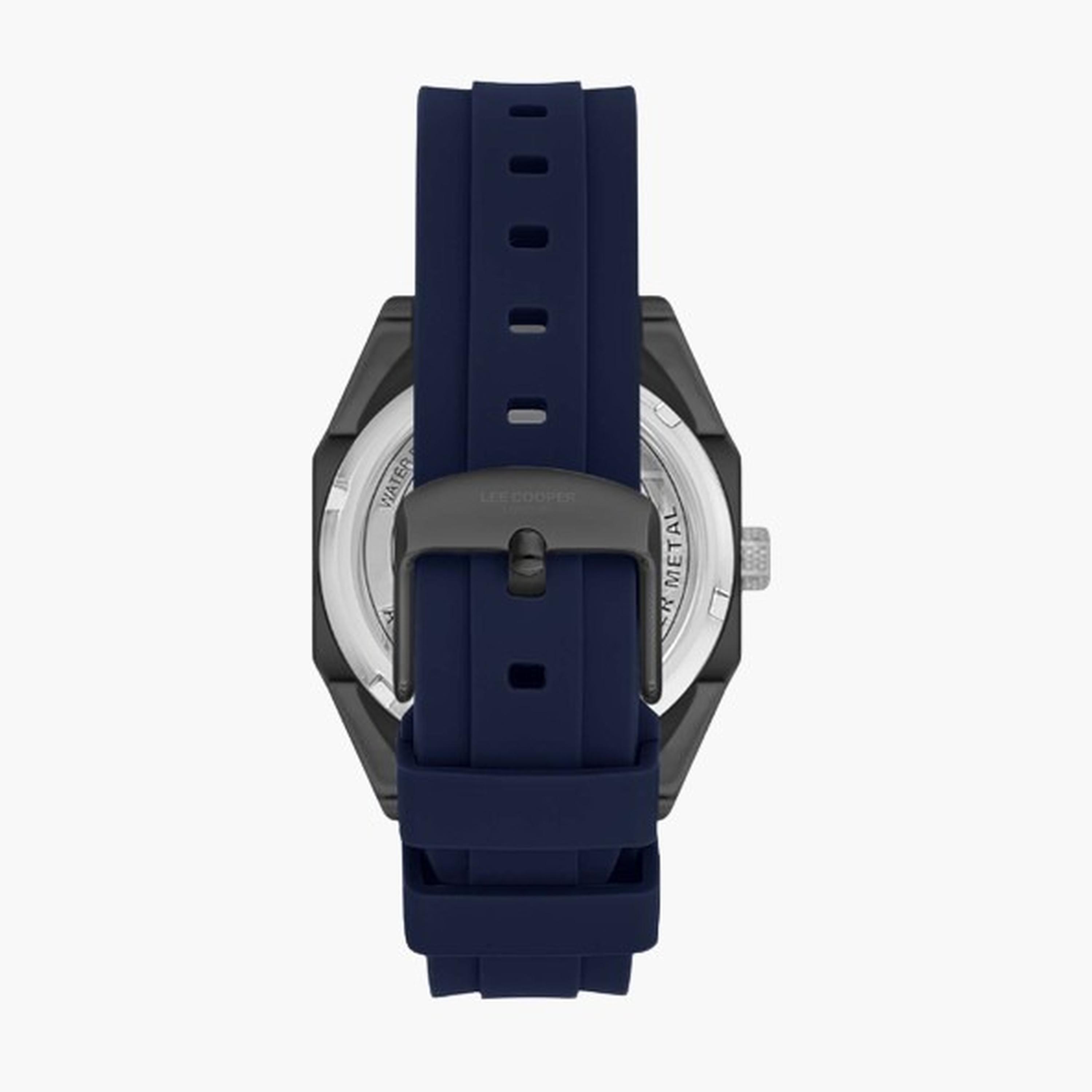 Lee Cooper Men's 37MM Blue Chronograph Silicone Strap Watch | LC08061.069-men-watchesandjewellery-watches-image-3