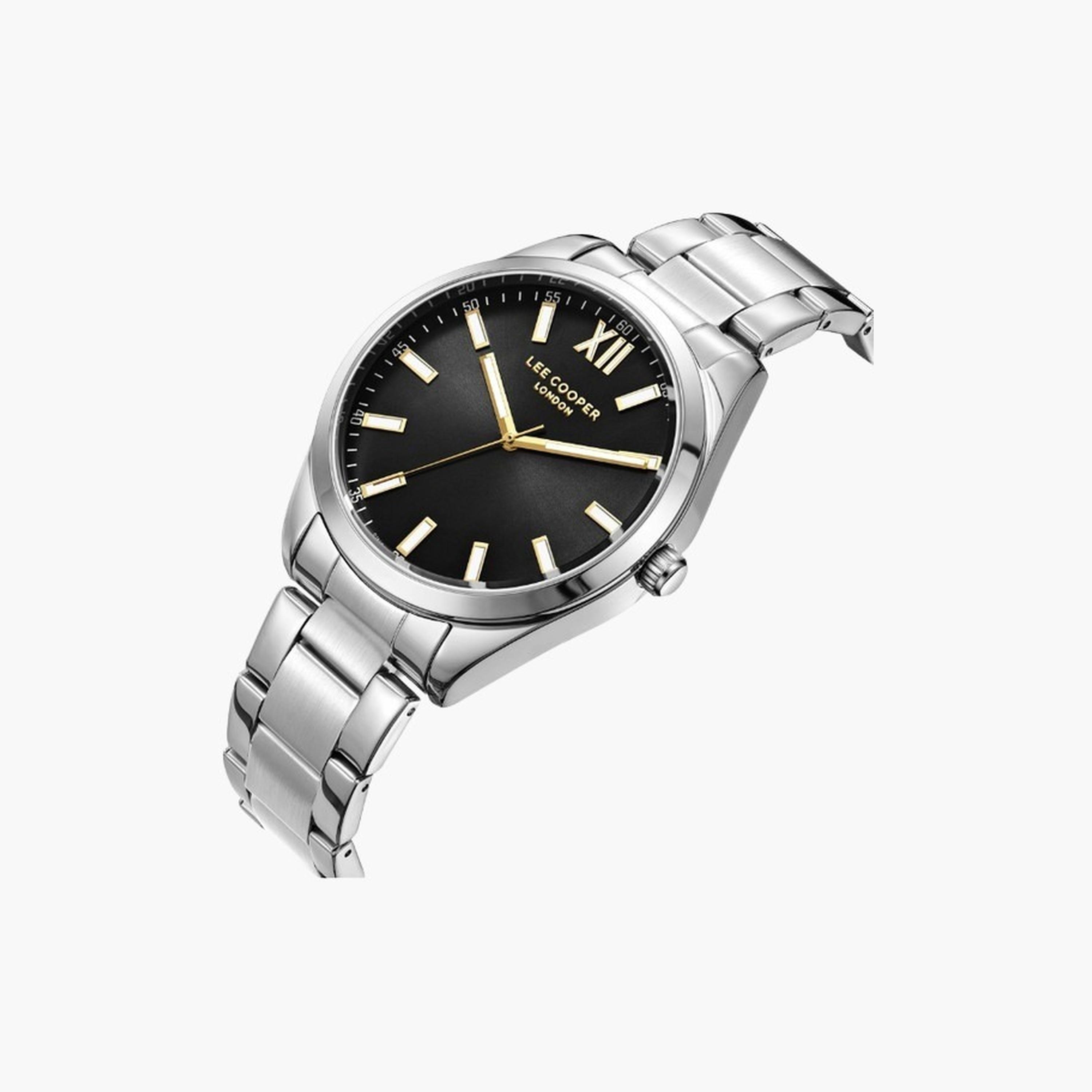Lee Cooper Men's 41MM Silver Analog Metal Strap Watch | LC08015.350-men-watchesandjewellery-watches-image-3