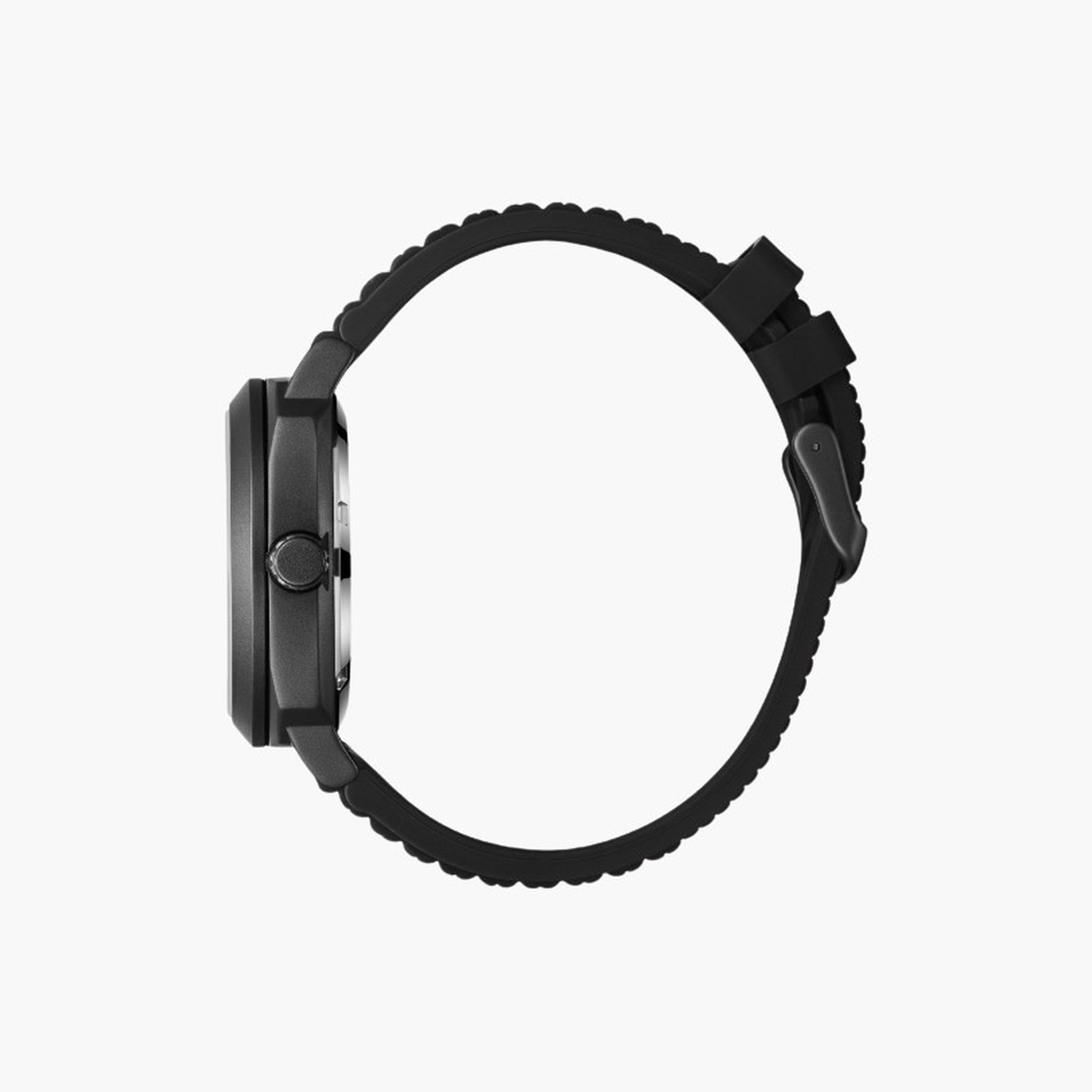 Lee Cooper Men's 41MM Black Automatic Silicone Strap Watch | LC08074.651-men-watchesandjewellery-watches-image-3