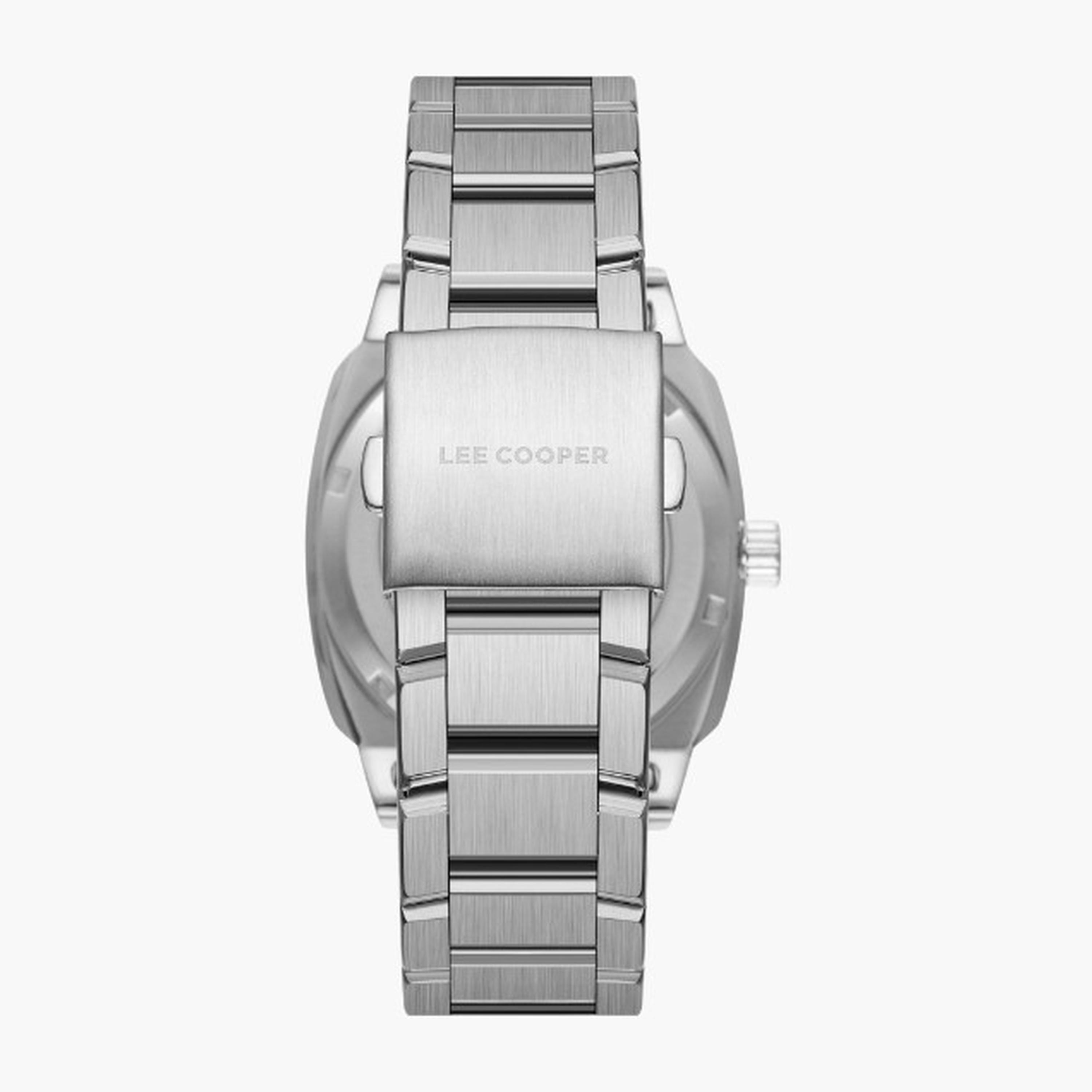 Lee Cooper Men's 41MM Silver Automatic Metal Strap Watch | LC08075.310-men-watchesandjewellery-watches-image-3
