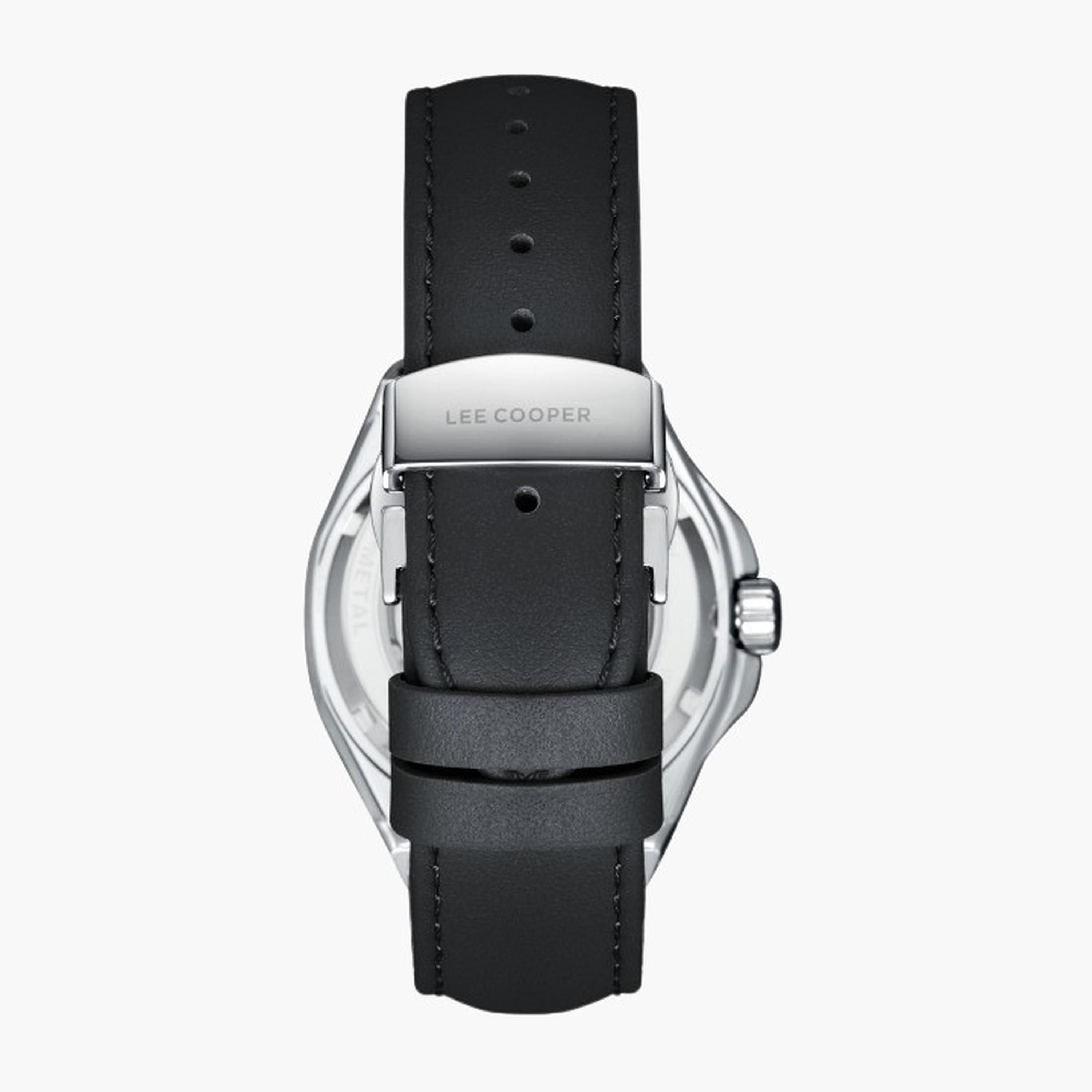 لي كوبر- ساعة رجالية 43 مم أوتوماتيكية سوار جلدي لون أسود-men-watchesandjewellery-watches-image-4