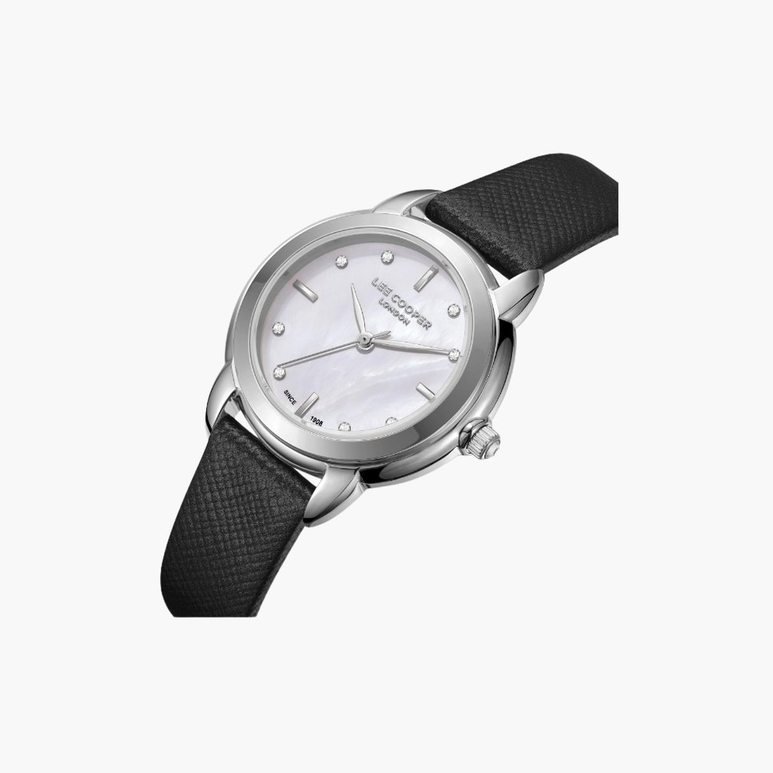 Lee Cooper Women's 32MM Black Analog Leather Strap Watch | LC08025.321-women-watchesandjewellery-watches-image-2