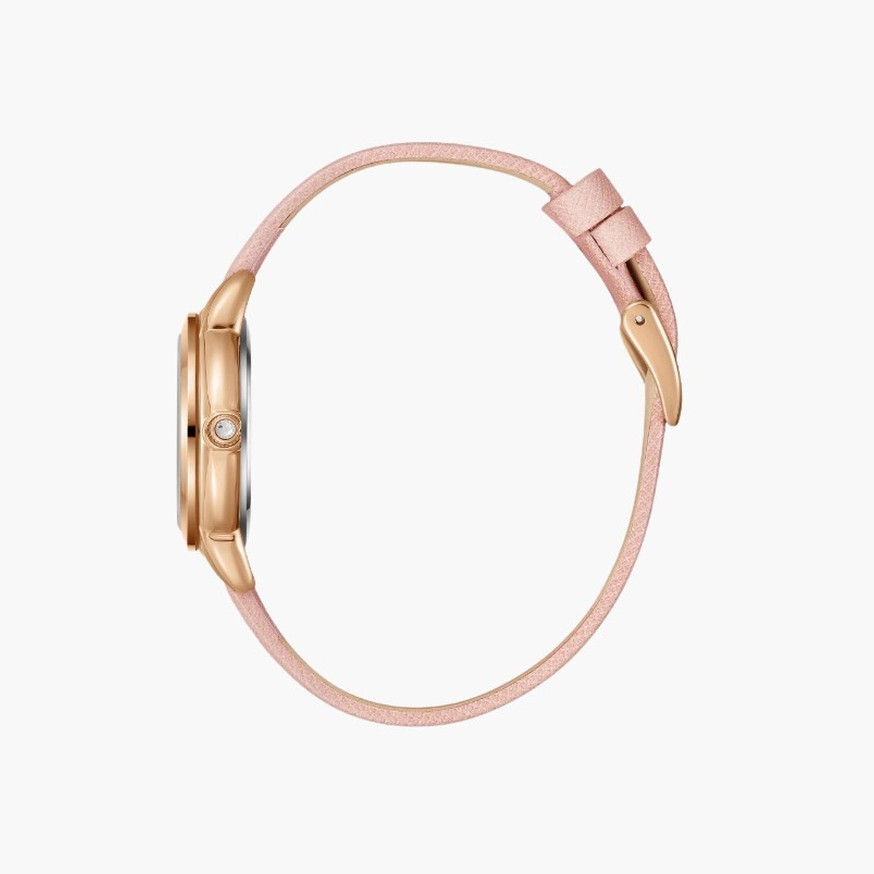 Lee Cooper Women's 32MM Pink Analog Leather Strap Watch | LC08025.420-women-watchesandjewellery-watches-image-3
