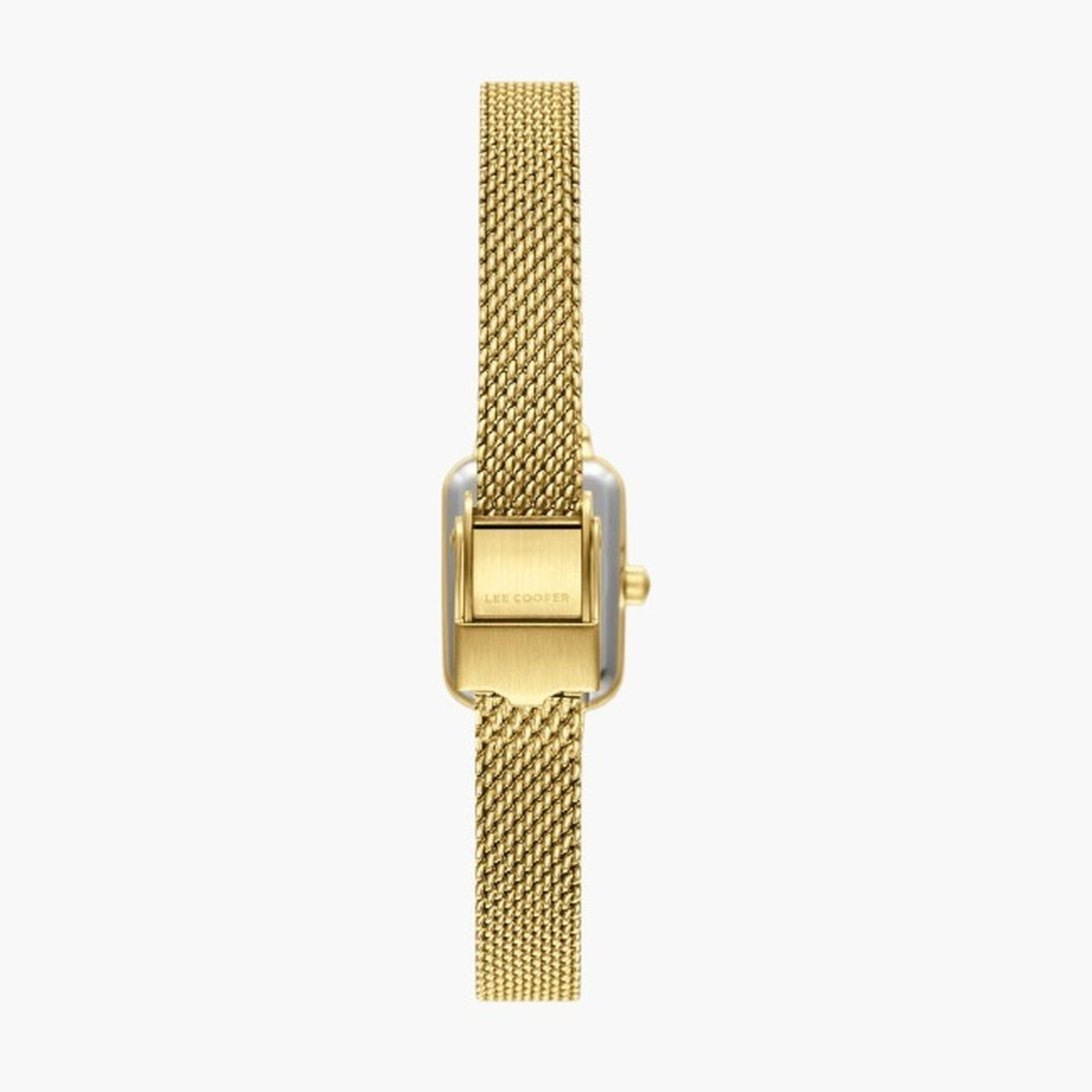 Lee Cooper Women's 26MM Gold Analog Mesh Strap Watch | LC08086.170-women-watchesandjewellery-watches-image-2