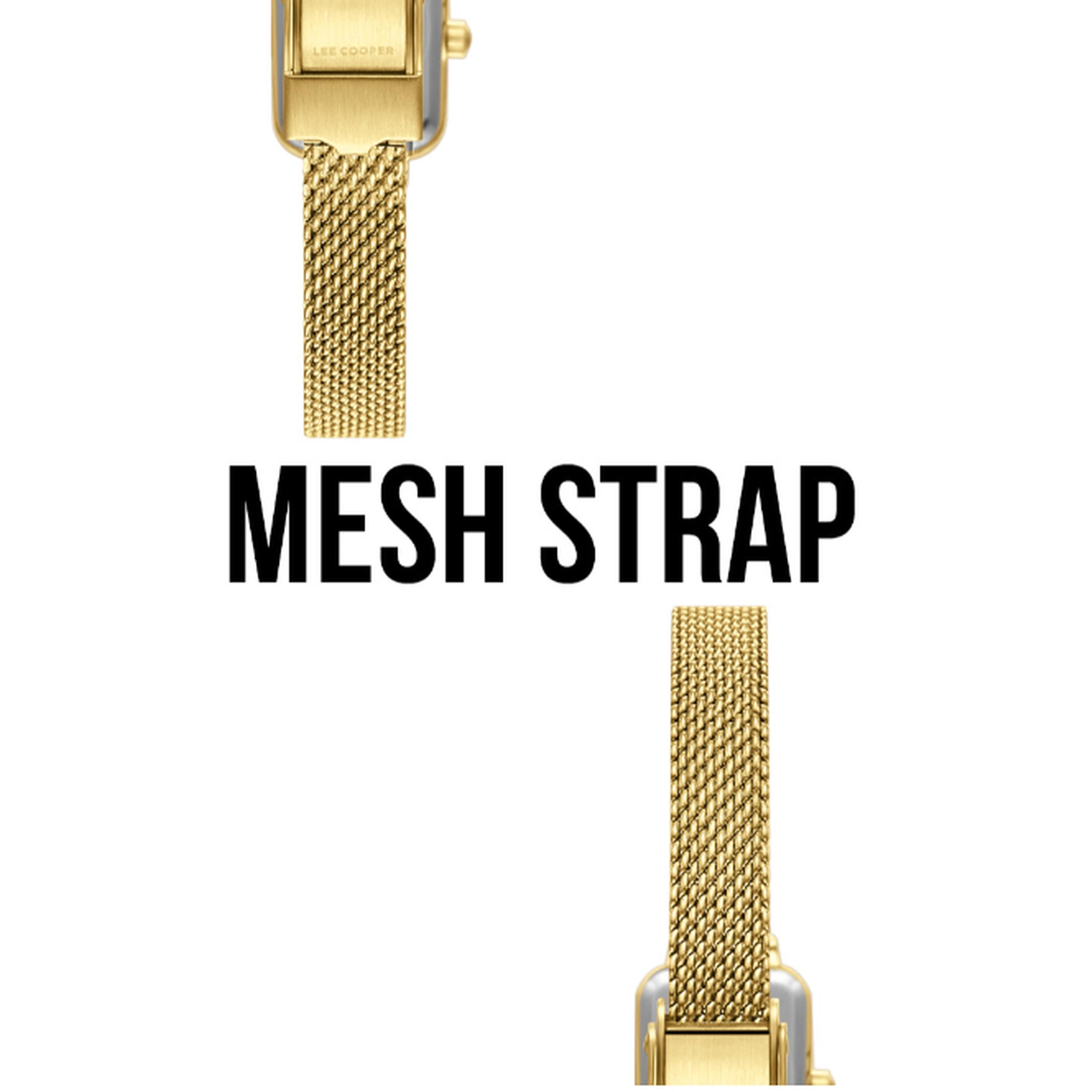 Lee Cooper Women's 26MM Gold Analog Mesh Strap Watch | LC08086.170-women-watchesandjewellery-watches-image-6