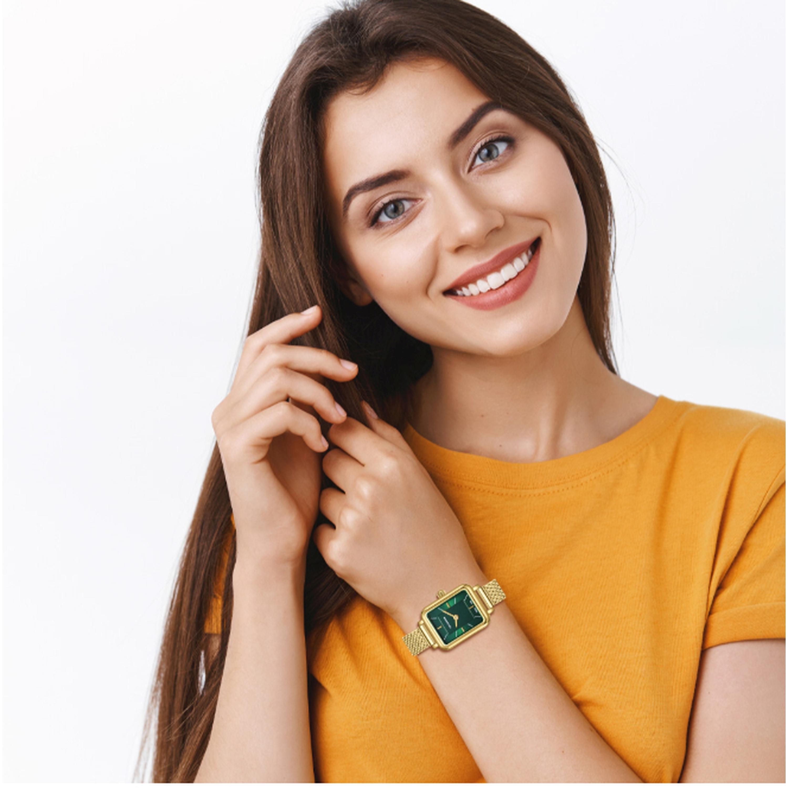 Lee Cooper Women's 26MM Gold Analog Mesh Strap Watch | LC08086.170-women-watchesandjewellery-watches-image-7