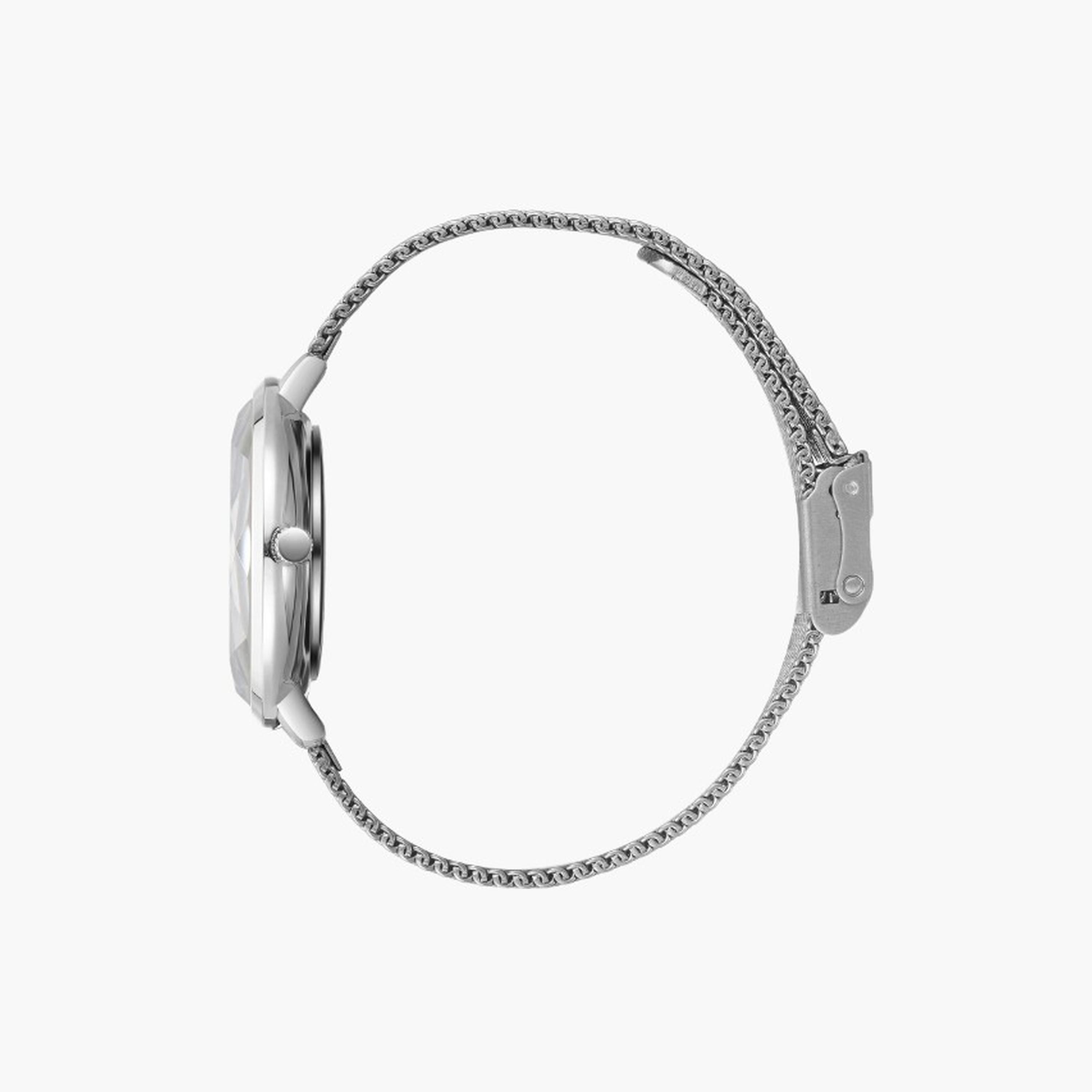 Lee Cooper Women's 33MM Silver Analog Mesh Strap Watch | LC08078.390-women-watchesandjewellery-watches-image-3